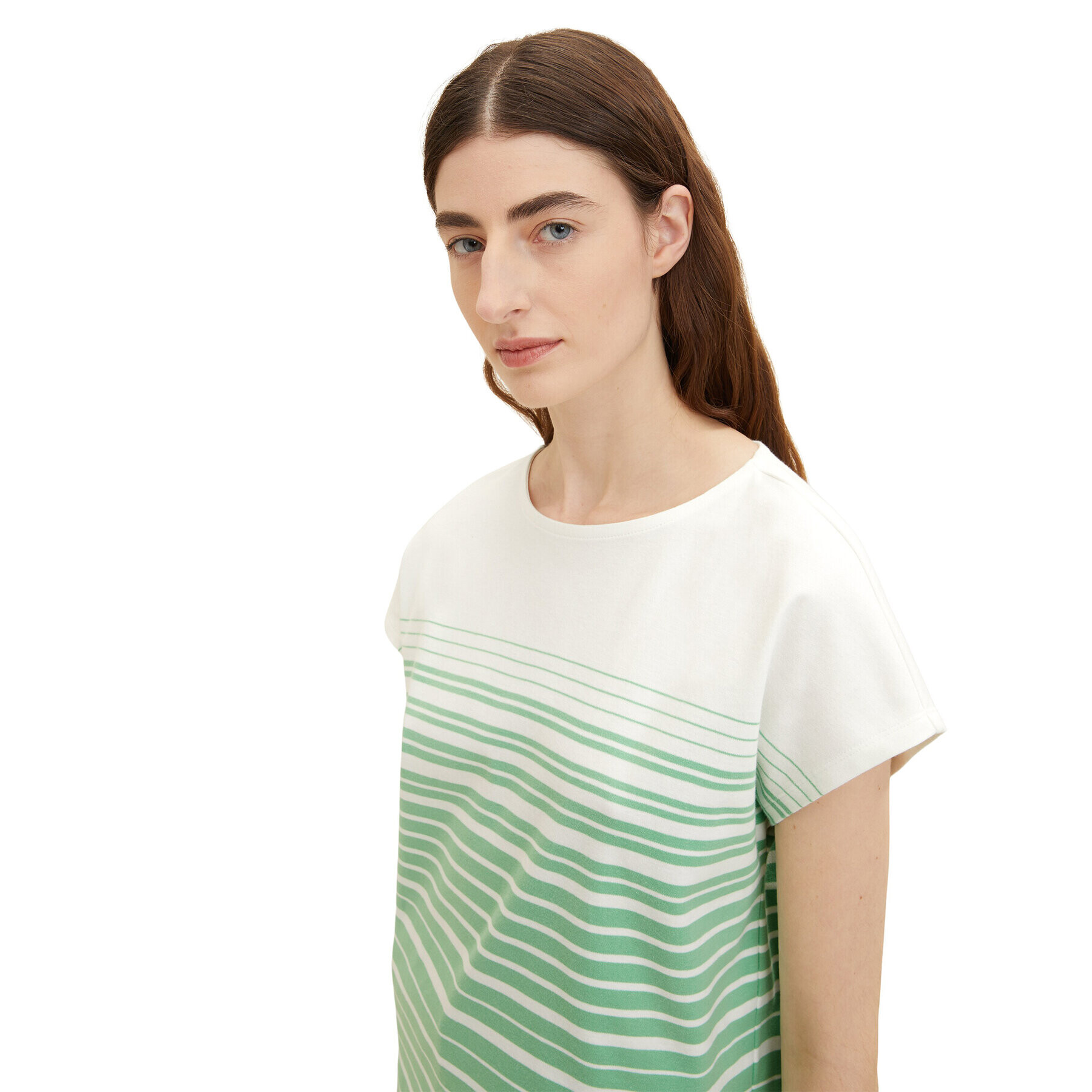 Tom Tailor Блуза 1035480 Зелен Regular Fit - Pepit.bg