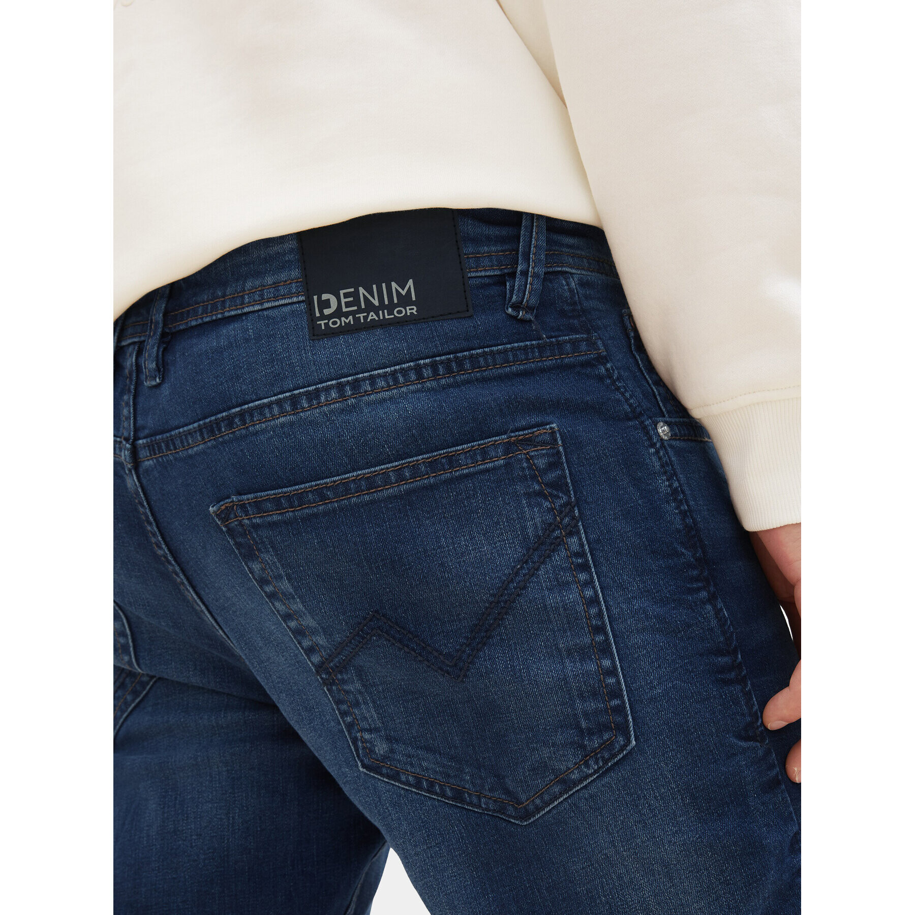 Tom Tailor Denim Дънки 1008286 Тъмносин Slim Fit - Pepit.bg