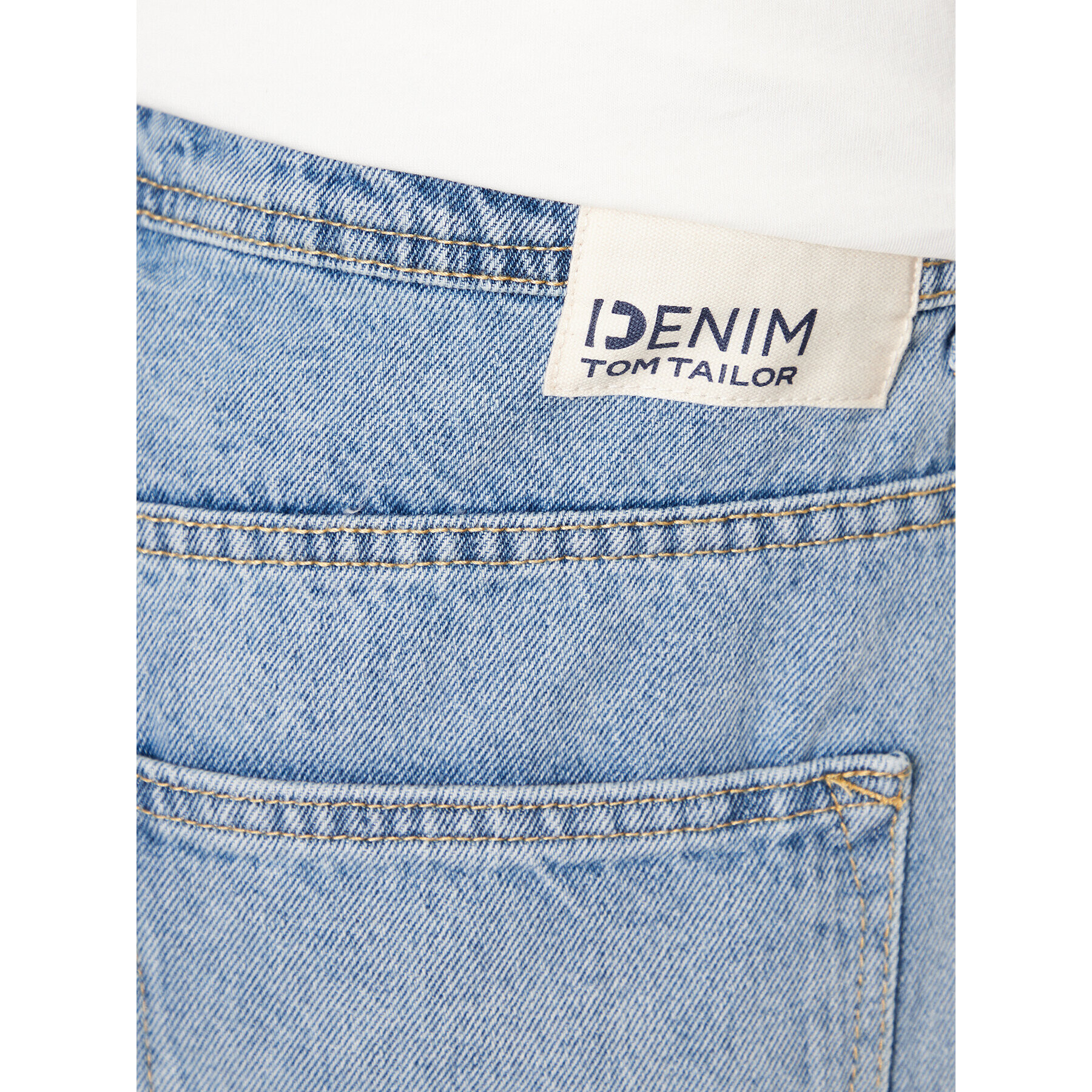 Tom Tailor Denim Дънкови шорти 1035518 Син Slim Fit - Pepit.bg