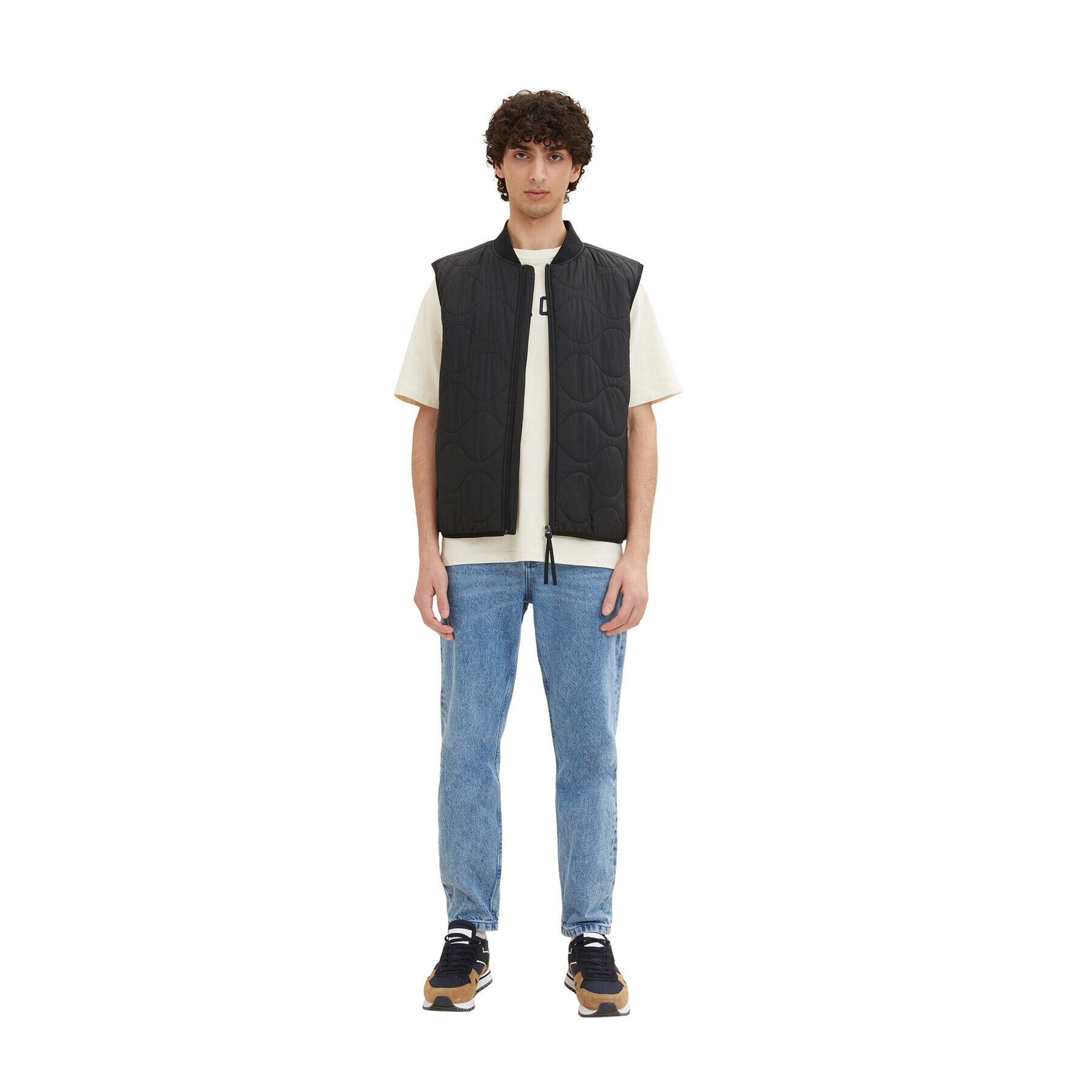 Tom Tailor Denim Елек 1034447 Черен - Pepit.bg