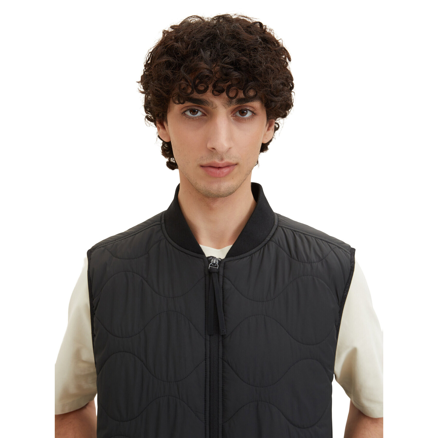 Tom Tailor Denim Елек 1034447 Черен - Pepit.bg