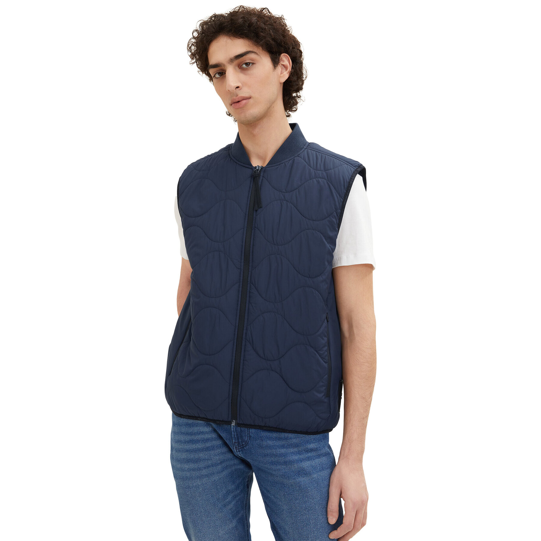 Tom Tailor Denim Елек 1034447 Тъмносин - Pepit.bg