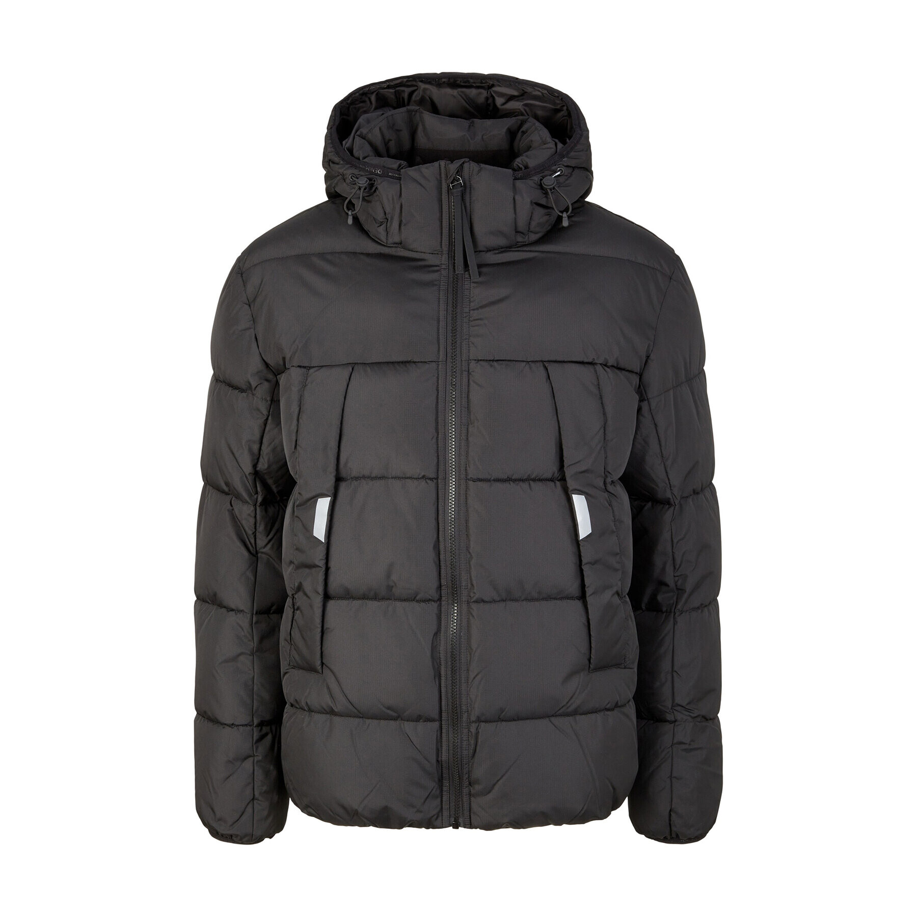 Tom Tailor Denim Пухено яке 1032429 Черен Regular Fit - Pepit.bg
