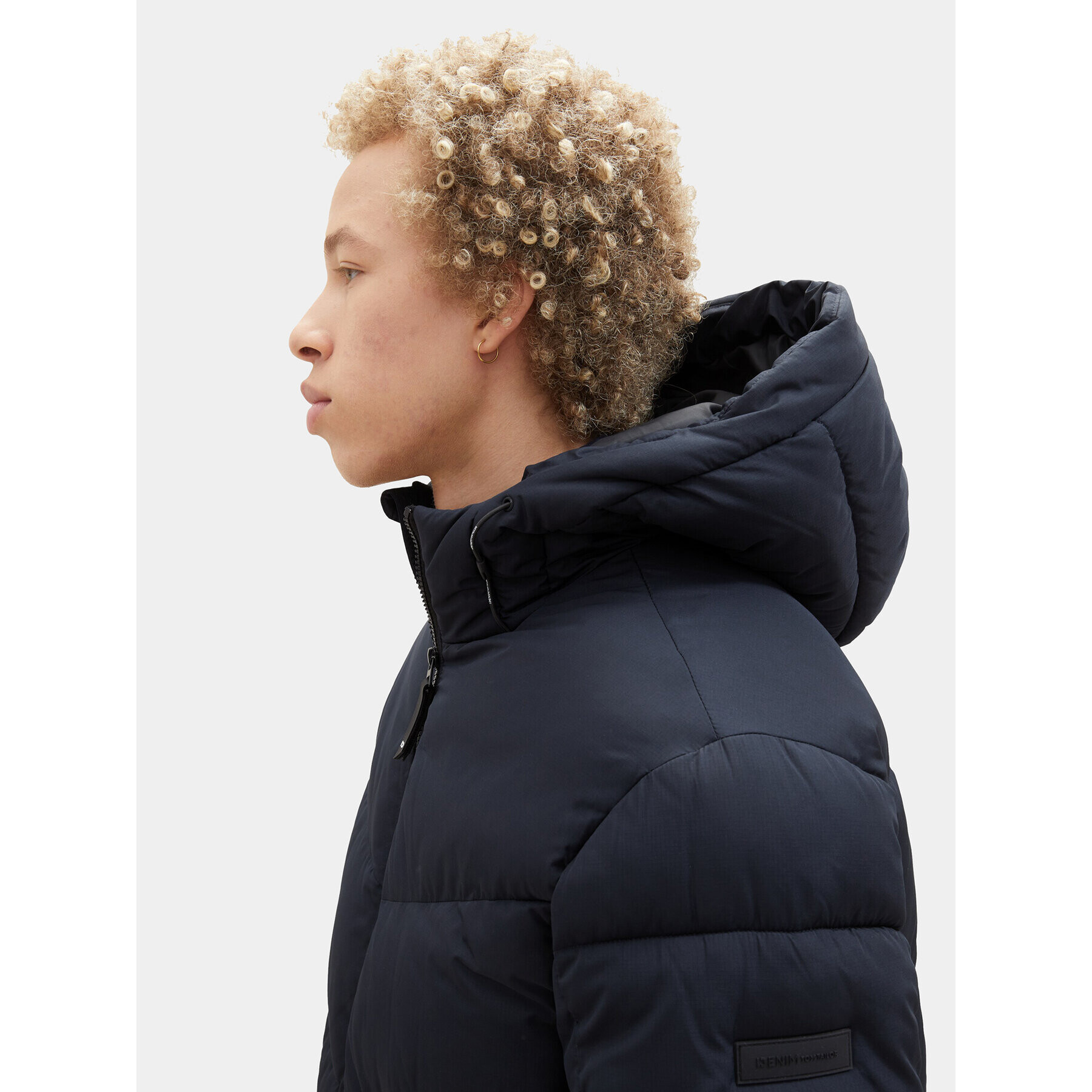 Tom Tailor Denim Пухено яке 1037386 Тъмносин Regular Fit - Pepit.bg