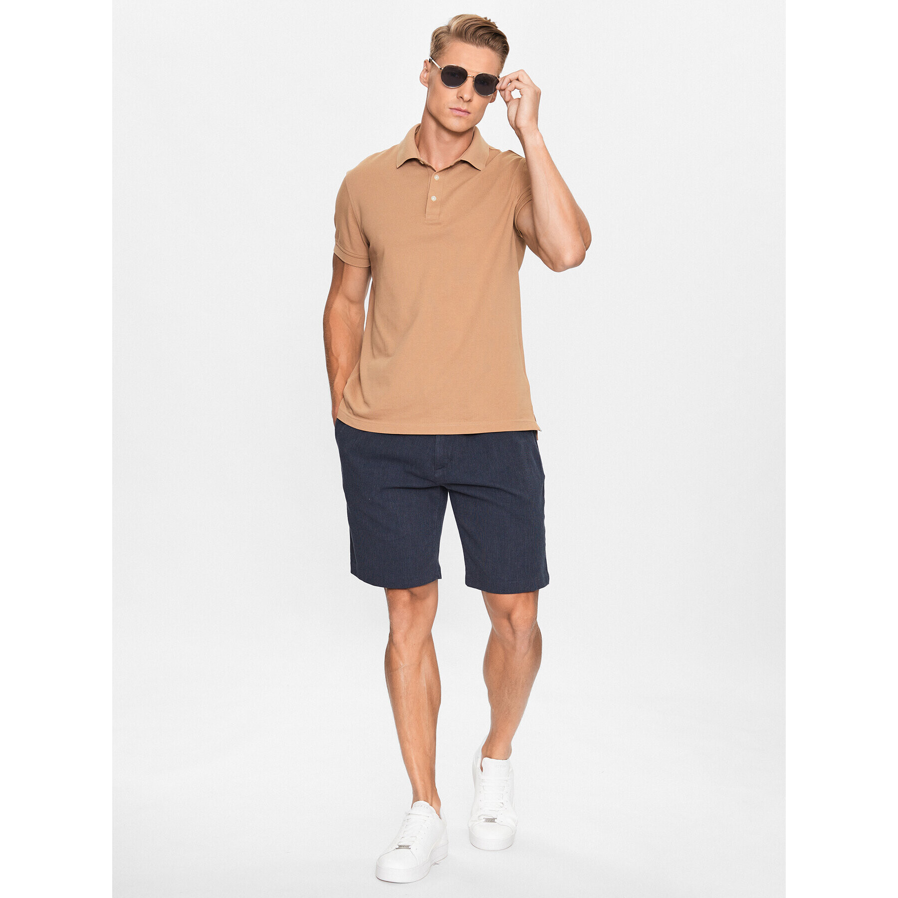 Tom Tailor Denim Шорти от плат 1034978 Тъмносин - Pepit.bg