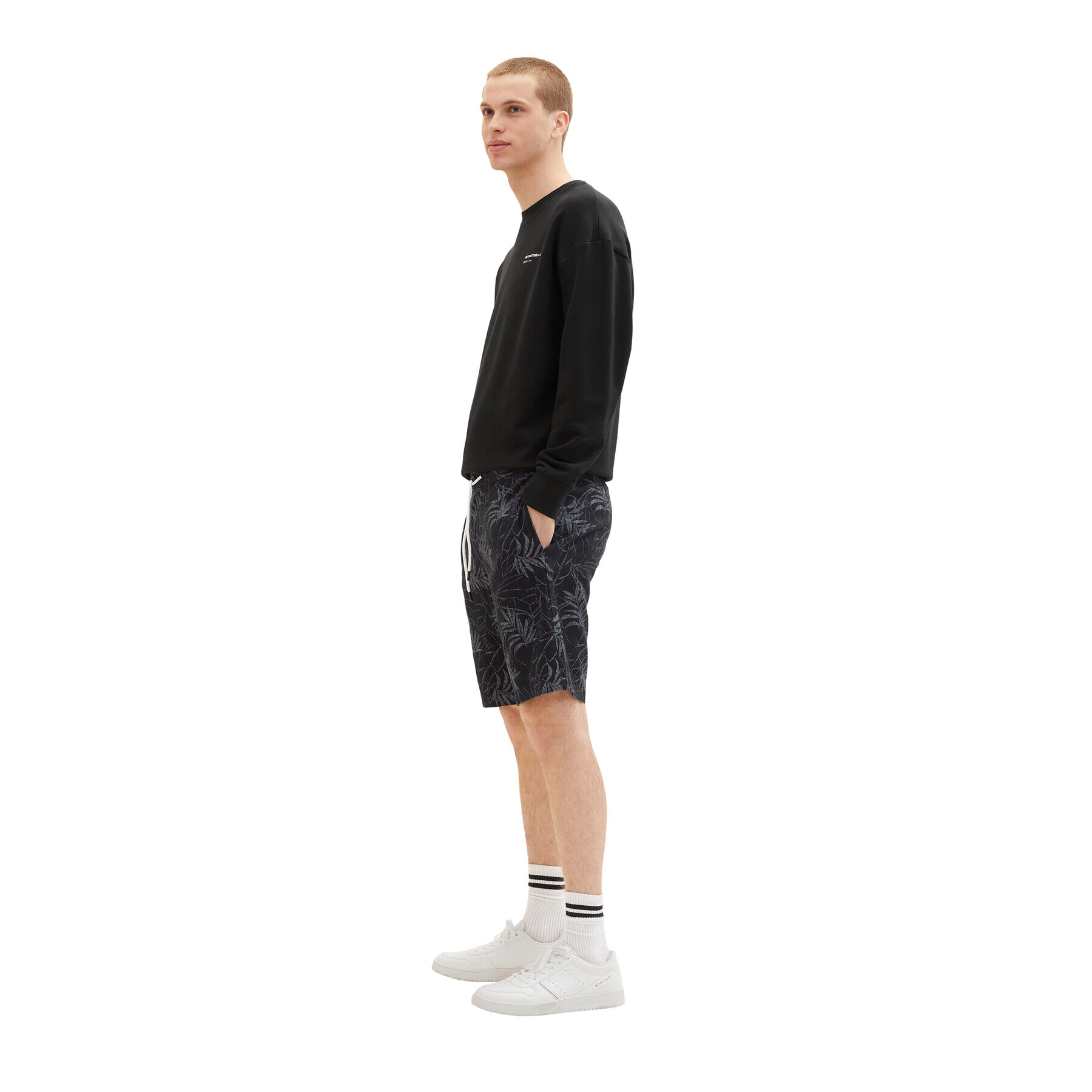 Tom Tailor Denim Шорти от плат 1037042 Черен Regular Fit - Pepit.bg
