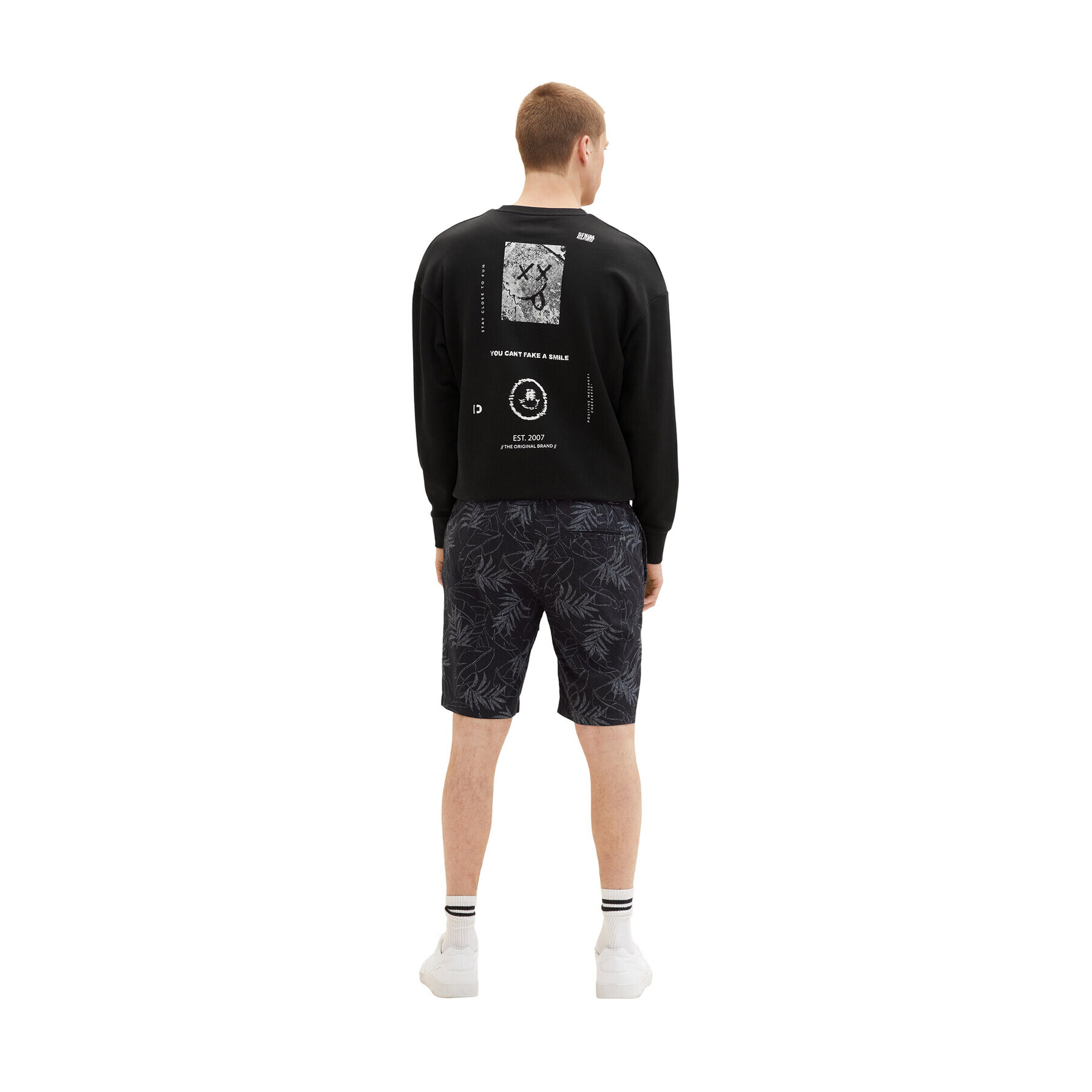 Tom Tailor Denim Шорти от плат 1037042 Черен Regular Fit - Pepit.bg