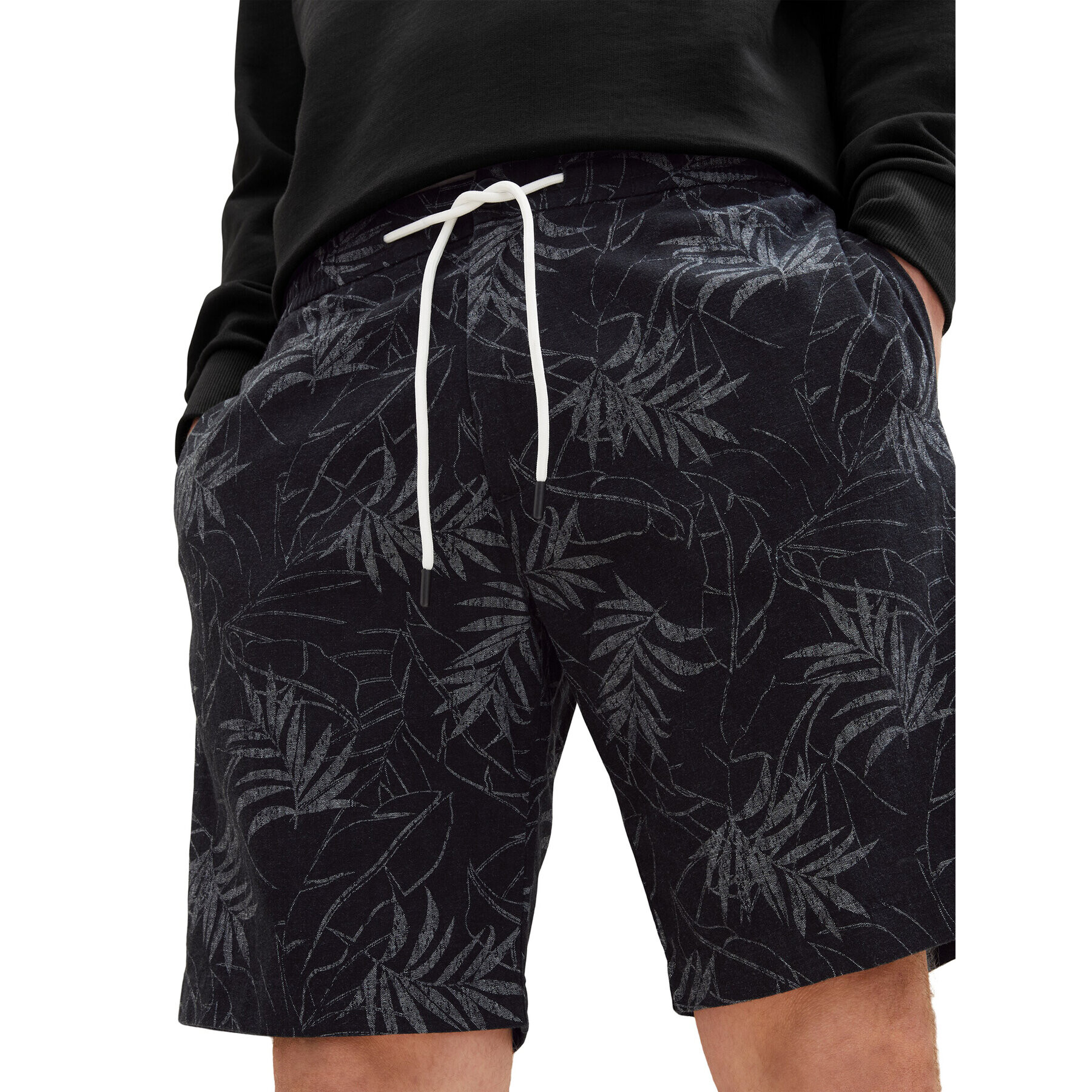 Tom Tailor Denim Шорти от плат 1037042 Черен Regular Fit - Pepit.bg