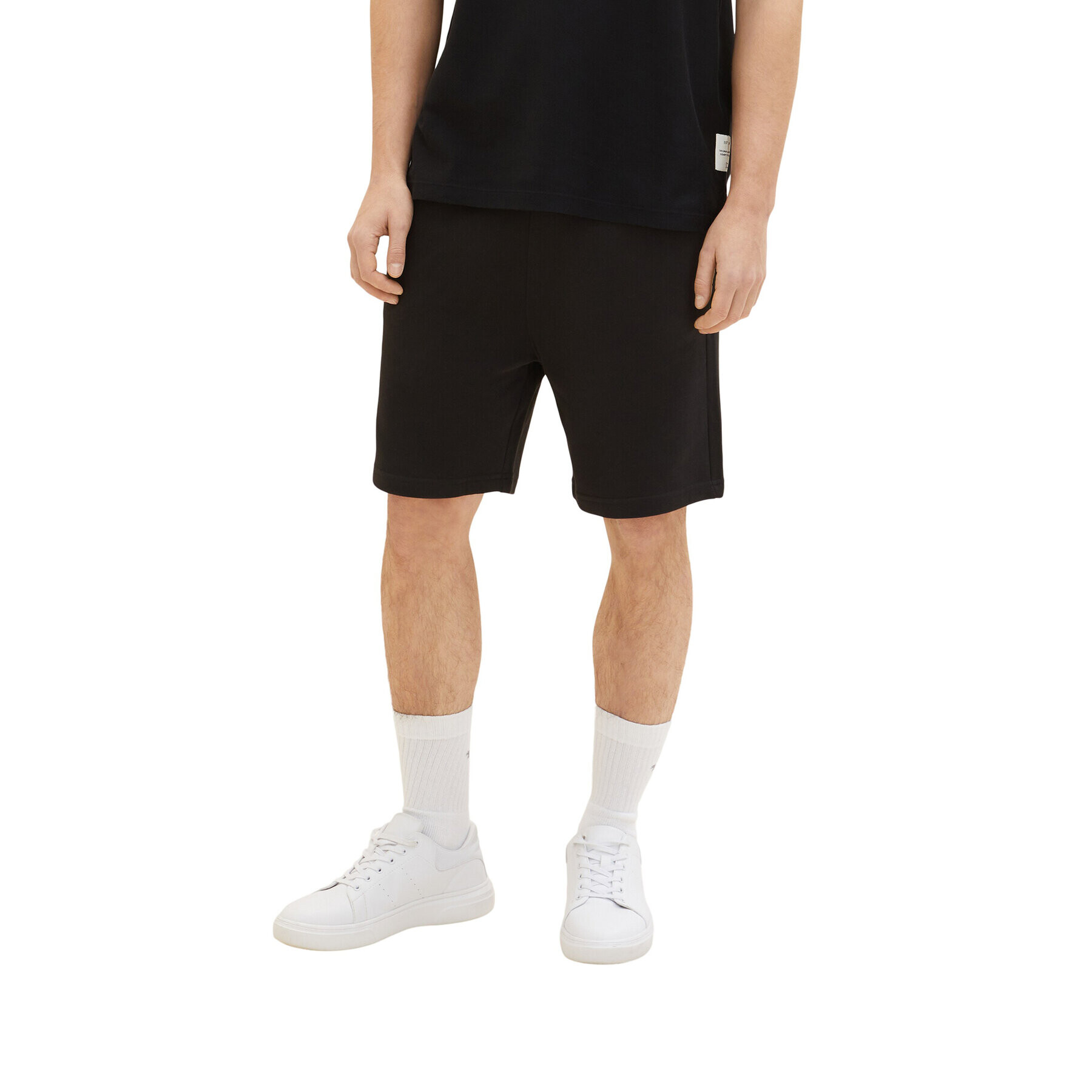 Tom Tailor Denim Спортни шорти 1035678 Черен Regular Fit - Pepit.bg