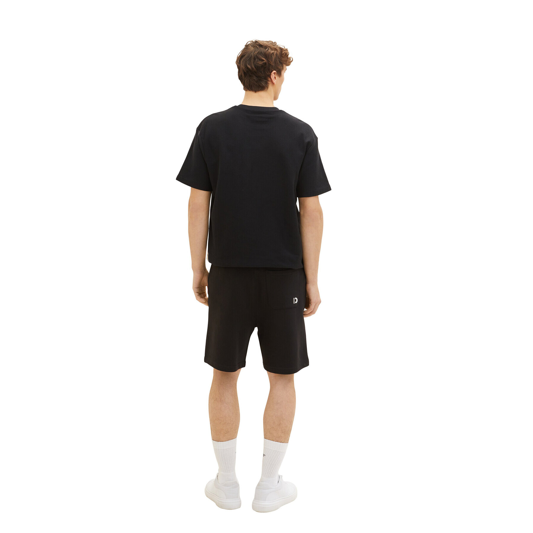 Tom Tailor Denim Спортни шорти 1035678 Черен Regular Fit - Pepit.bg