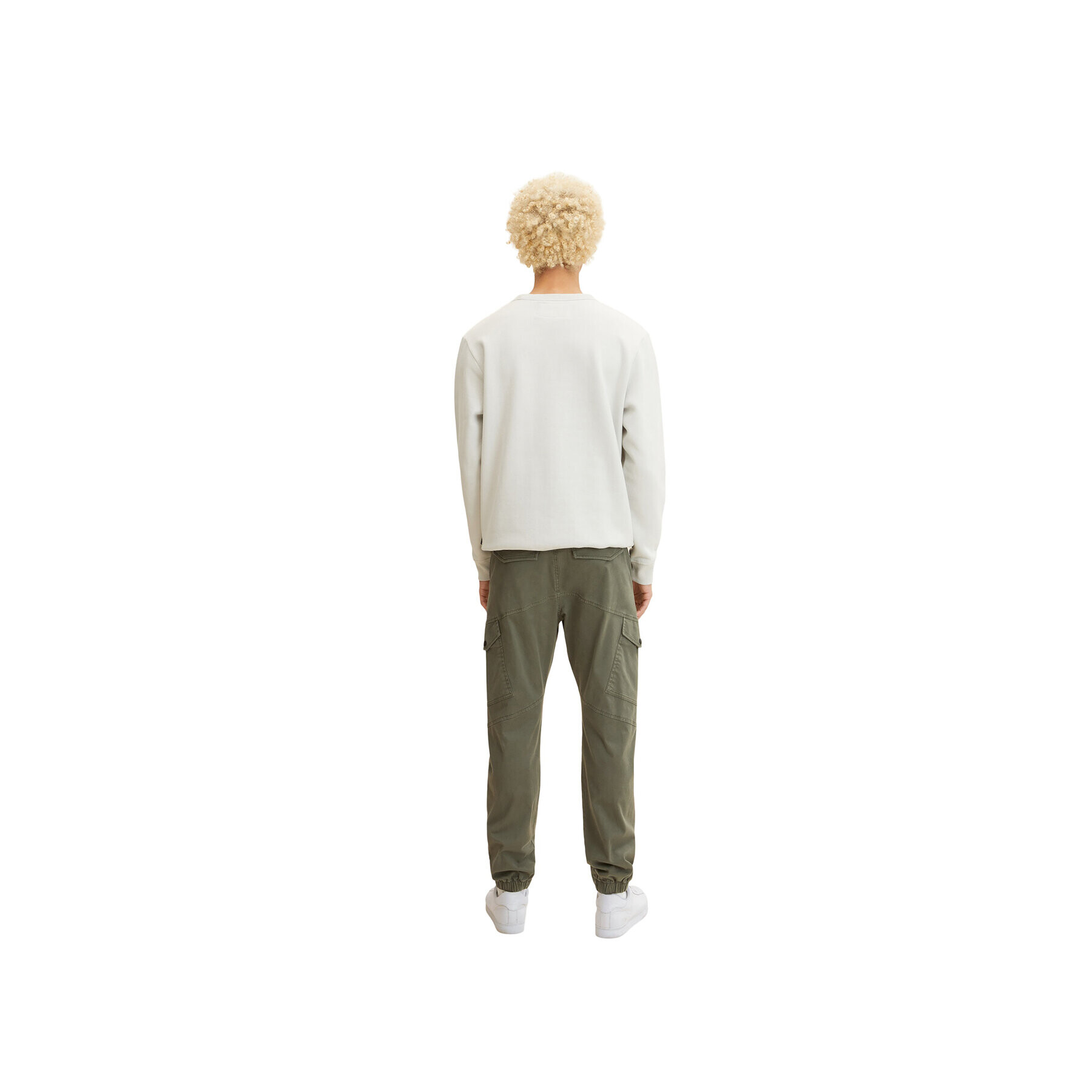 Tom Tailor Denim Текстилни панталони 1032860 Зелен Slim Fit - Pepit.bg