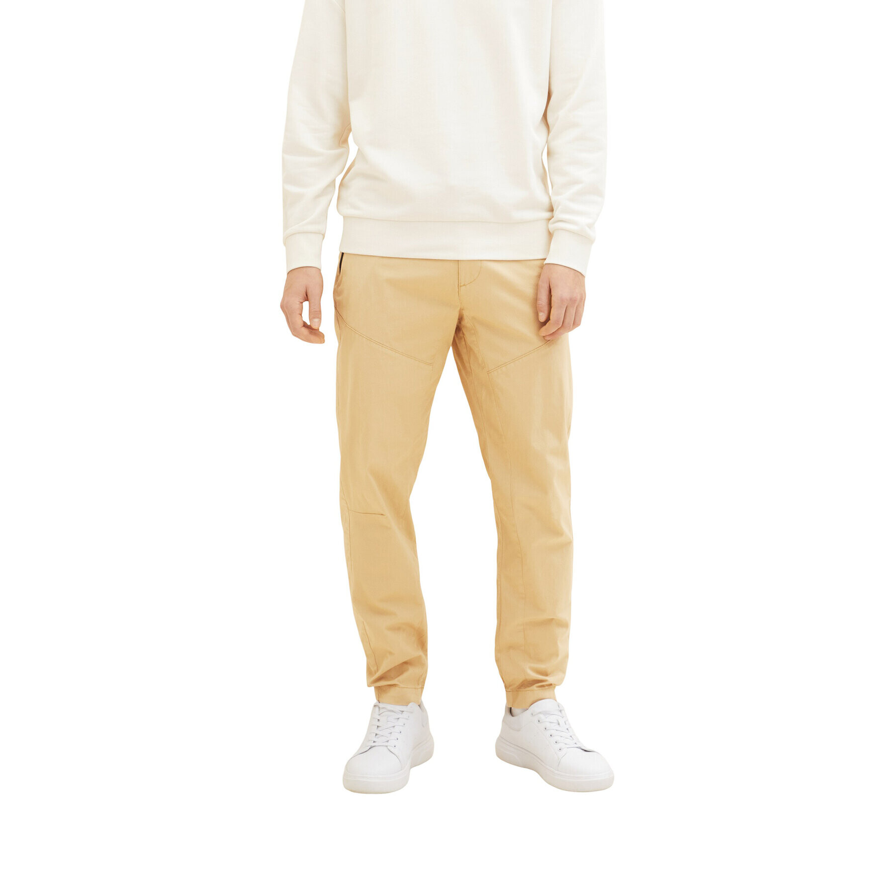Tom Tailor Denim Текстилни панталони 1034989 Жълт - Pepit.bg