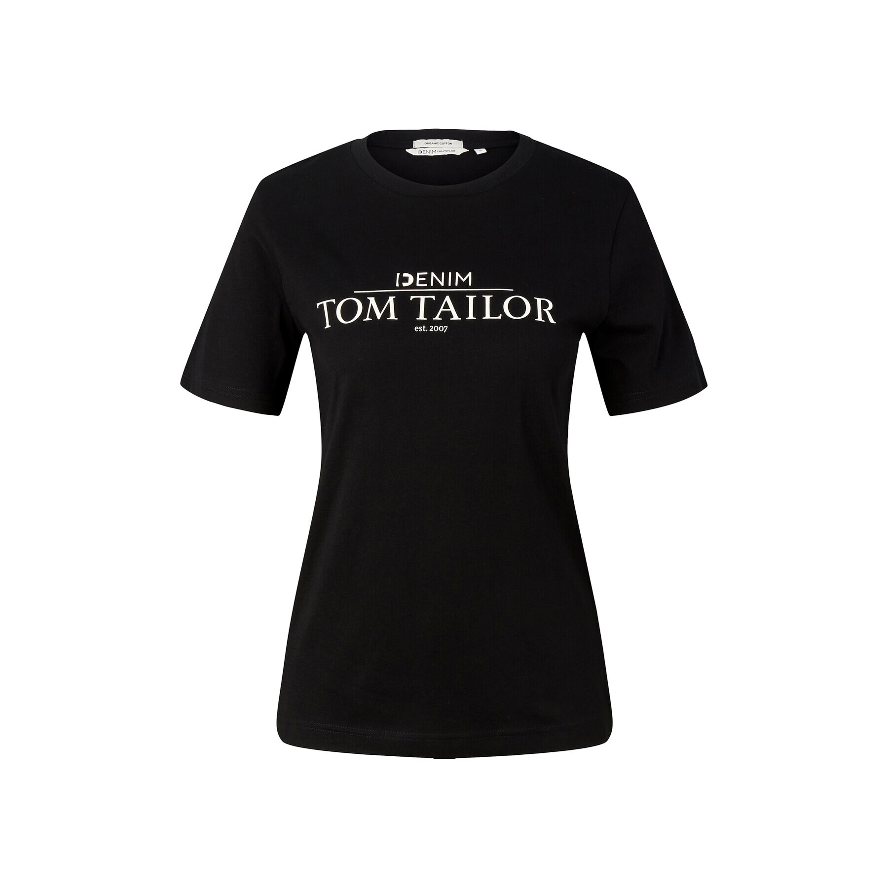 Tom Tailor Denim Тишърт 1035362 Черен - Pepit.bg