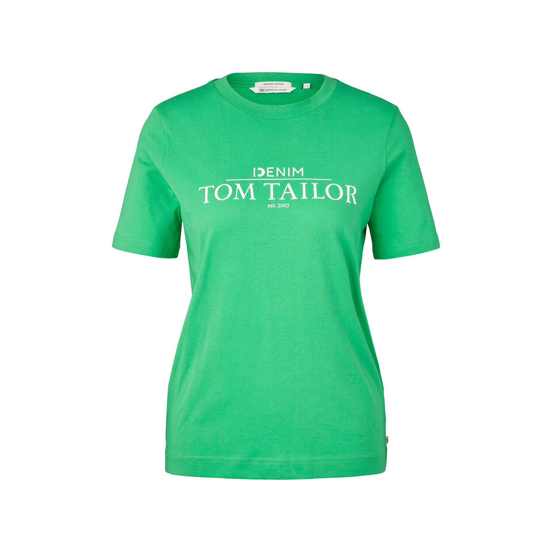 Tom Tailor Denim Тишърт 1035362 Зелен - Pepit.bg