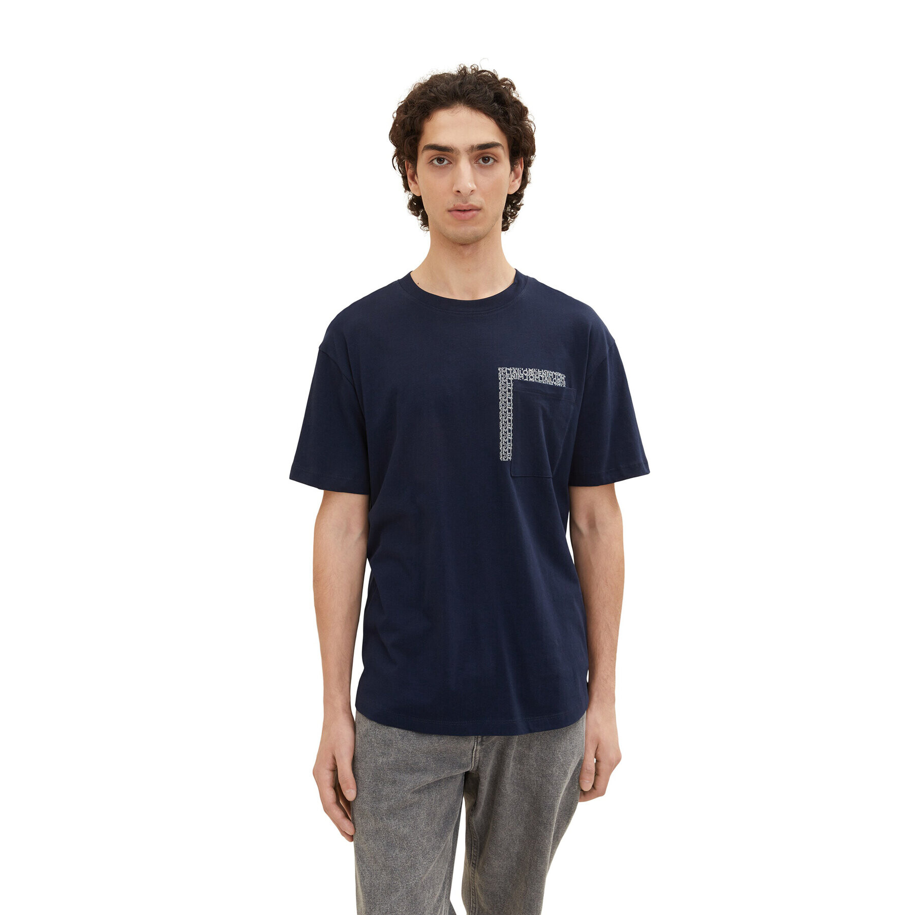 Tom Tailor Denim Тишърт 1035589 Тъмносин - Pepit.bg