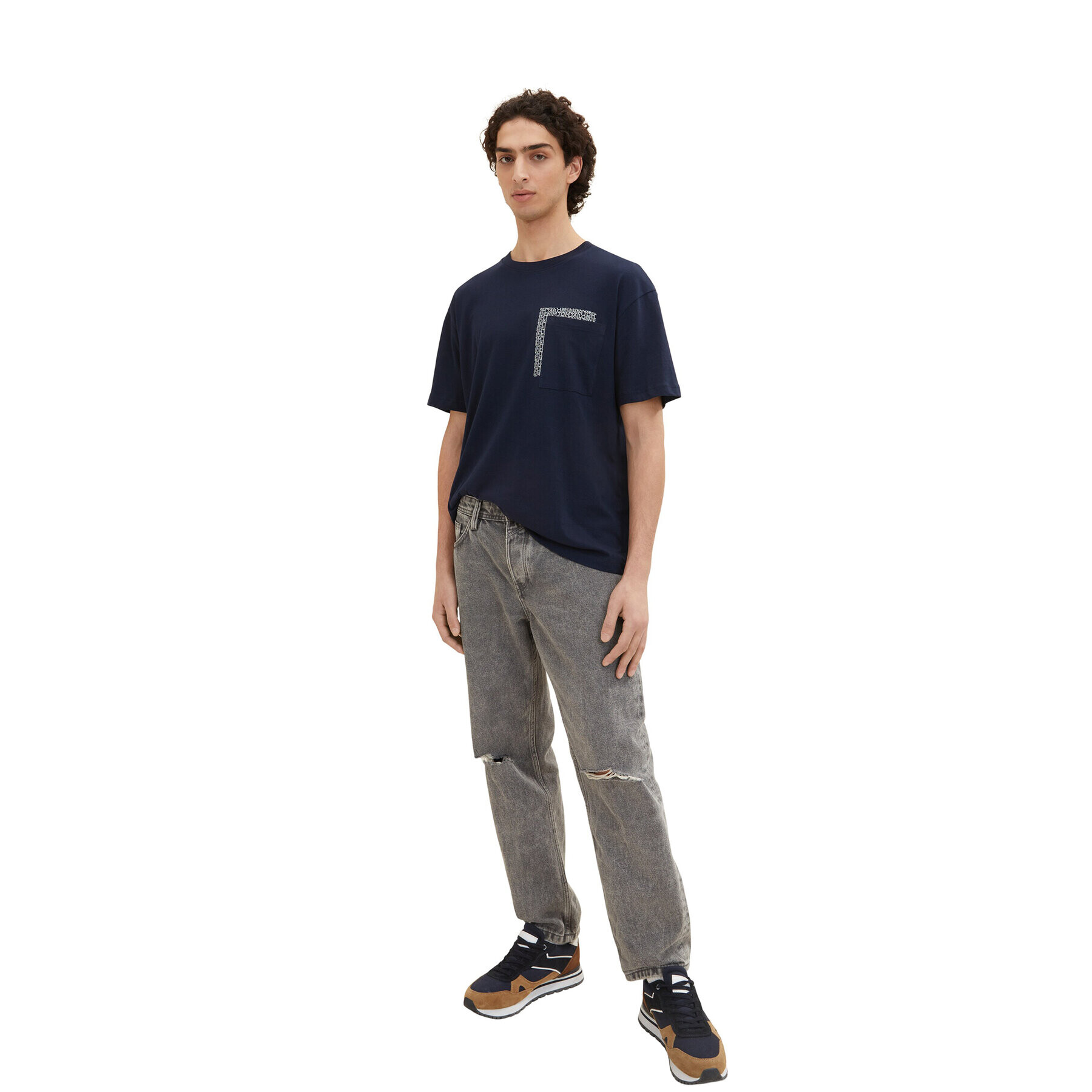 Tom Tailor Denim Тишърт 1035589 Тъмносин - Pepit.bg