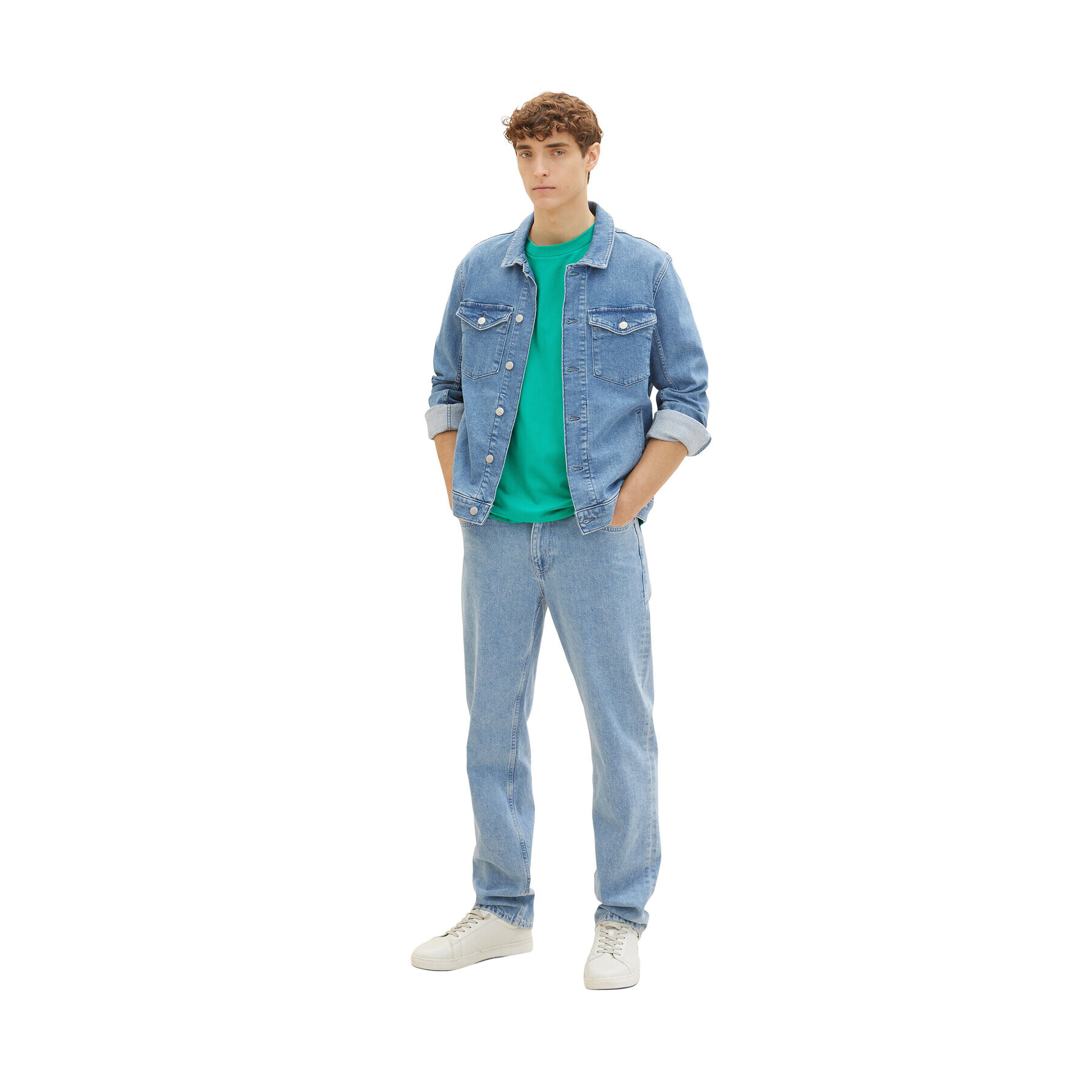 Tom Tailor Denim Тишърт 1035912 Зелен - Pepit.bg