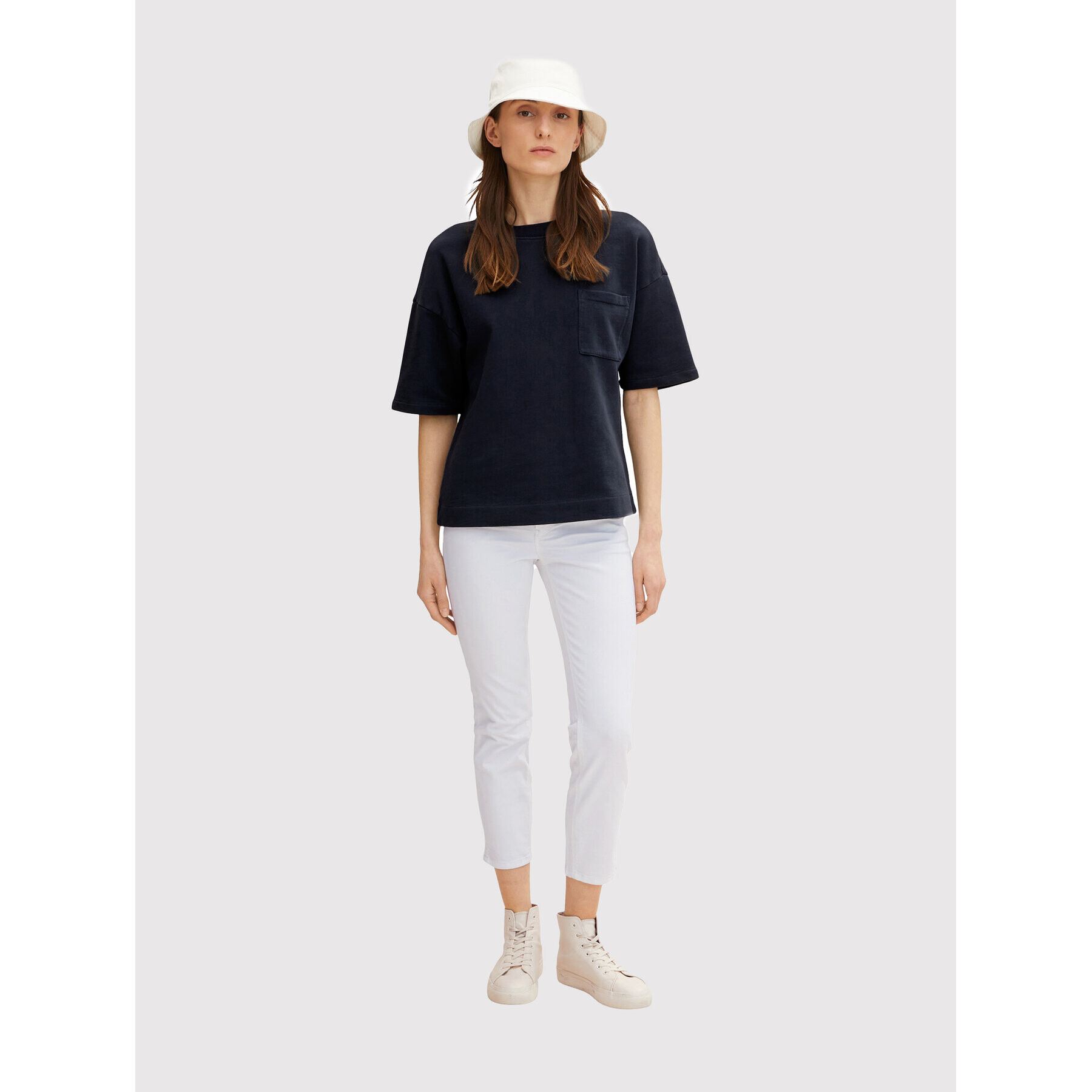 Tom Tailor Дънки 1031329 Бял Slim Fit - Pepit.bg