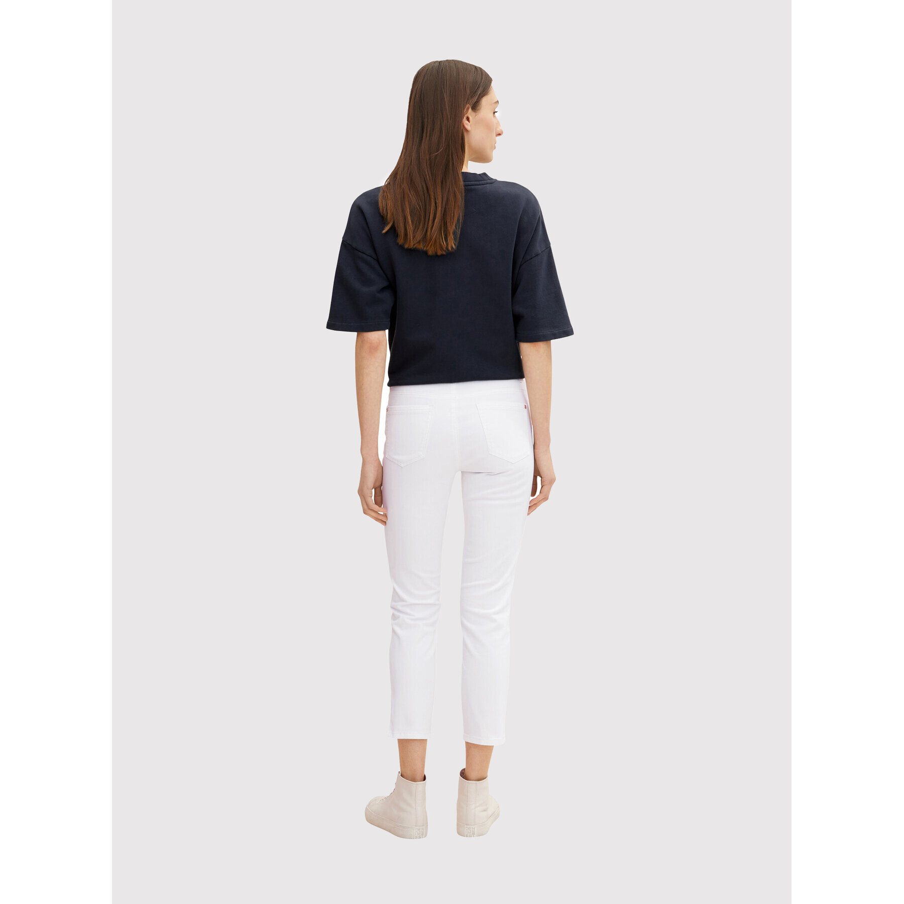 Tom Tailor Дънки 1031329 Бял Slim Fit - Pepit.bg