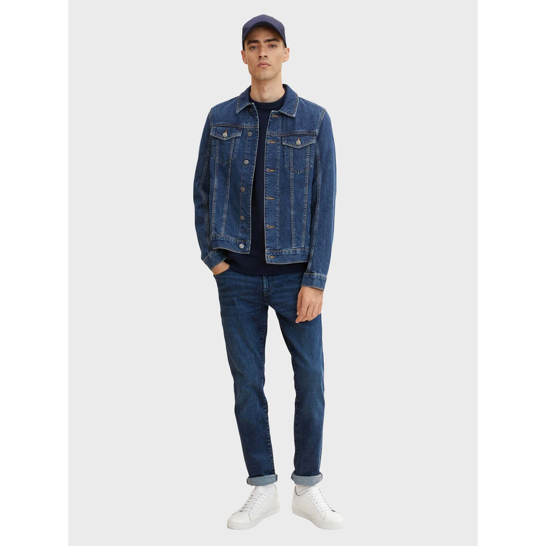 Tom Tailor Дънки 1032793 Тъмносин Slim Fit - Pepit.bg