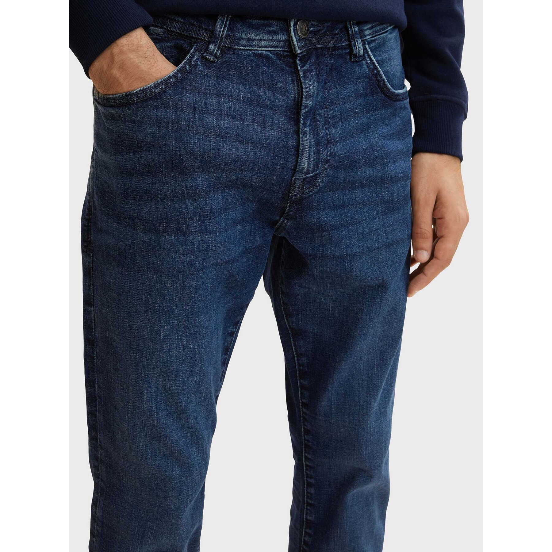 Tom Tailor Дънки 1032793 Тъмносин Slim Fit - Pepit.bg