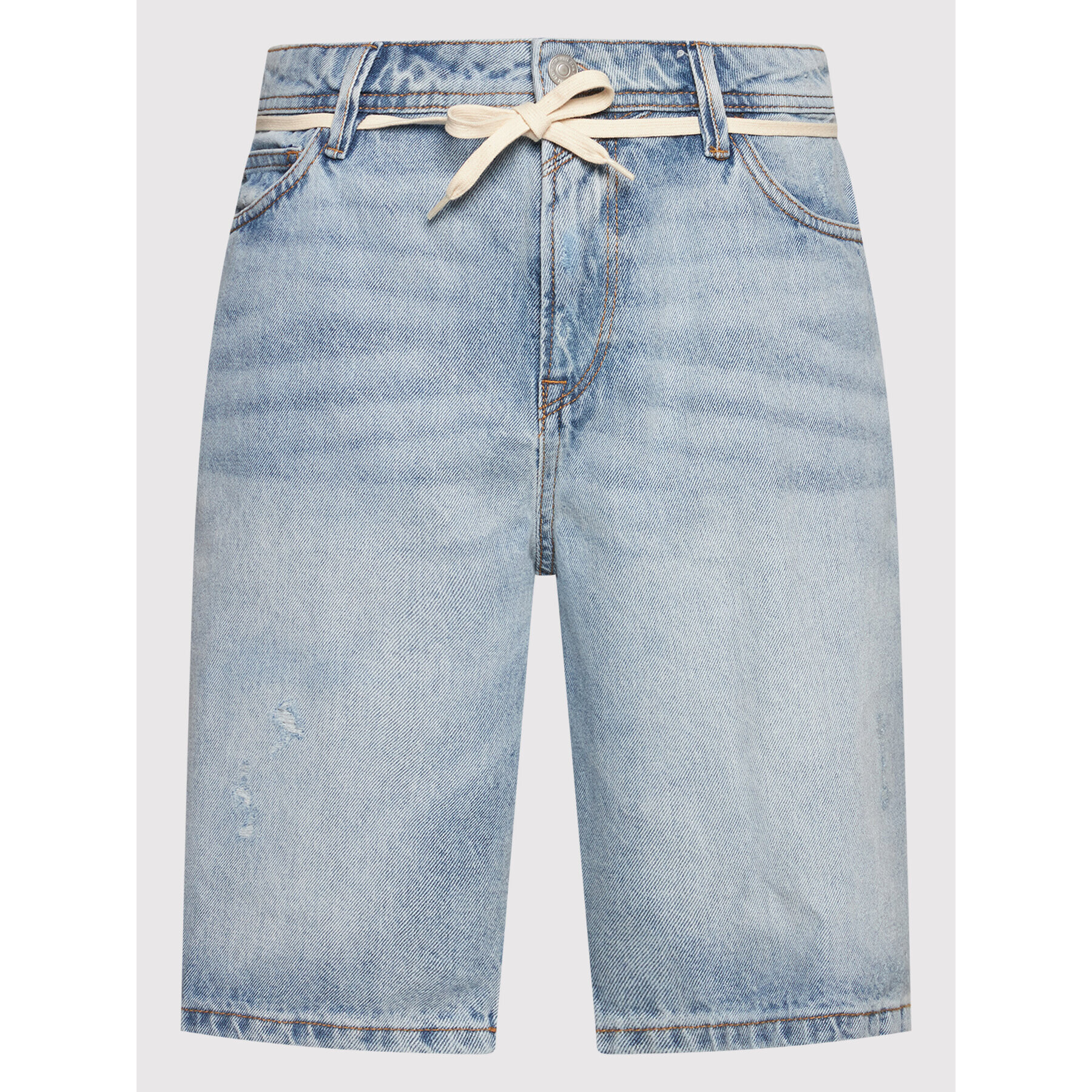 Tom Tailor Denim Дънкови шорти 1032259 Син Loose Fit - Pepit.bg