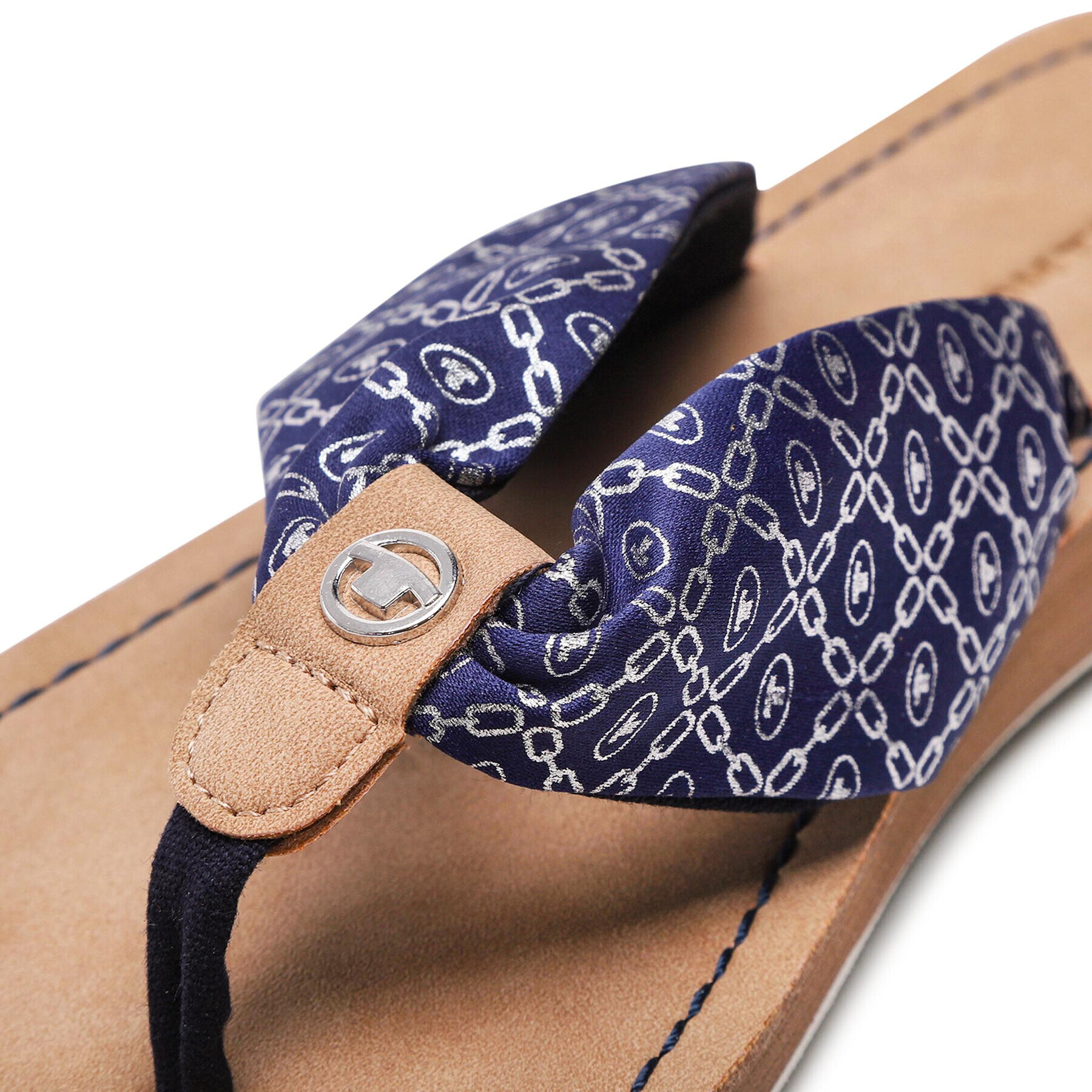Tom Tailor Джапанки 3291606 Тъмносин - Pepit.bg