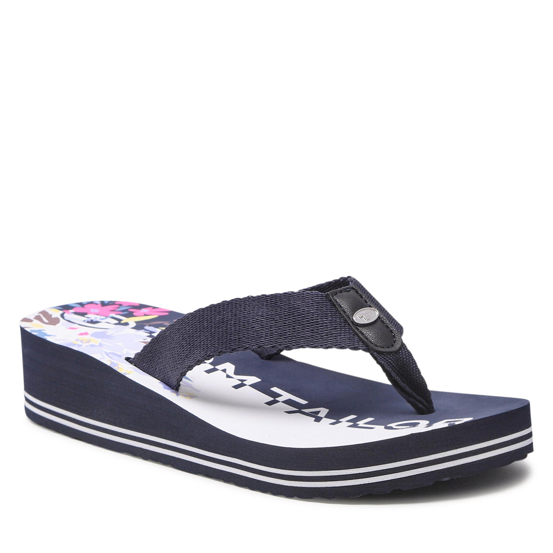 Tom Tailor Джапанки 3293301 Тъмносин - Pepit.bg