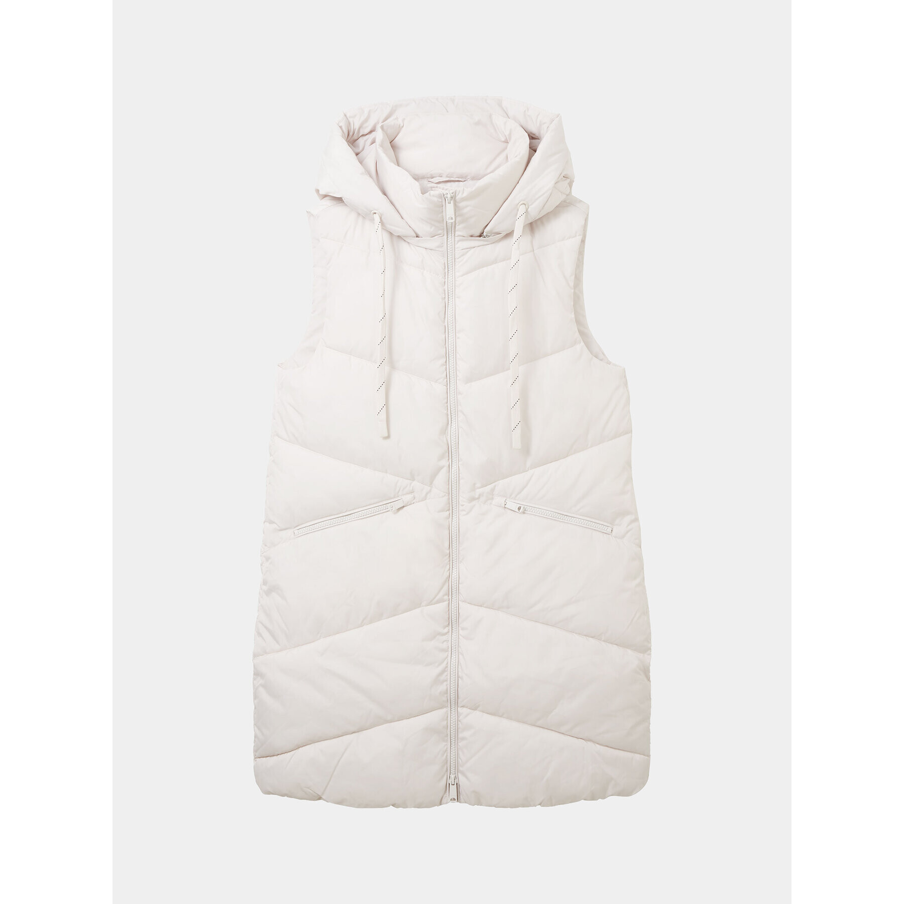 Tom Tailor Елек 1037562 Екрю Regular Fit - Pepit.bg