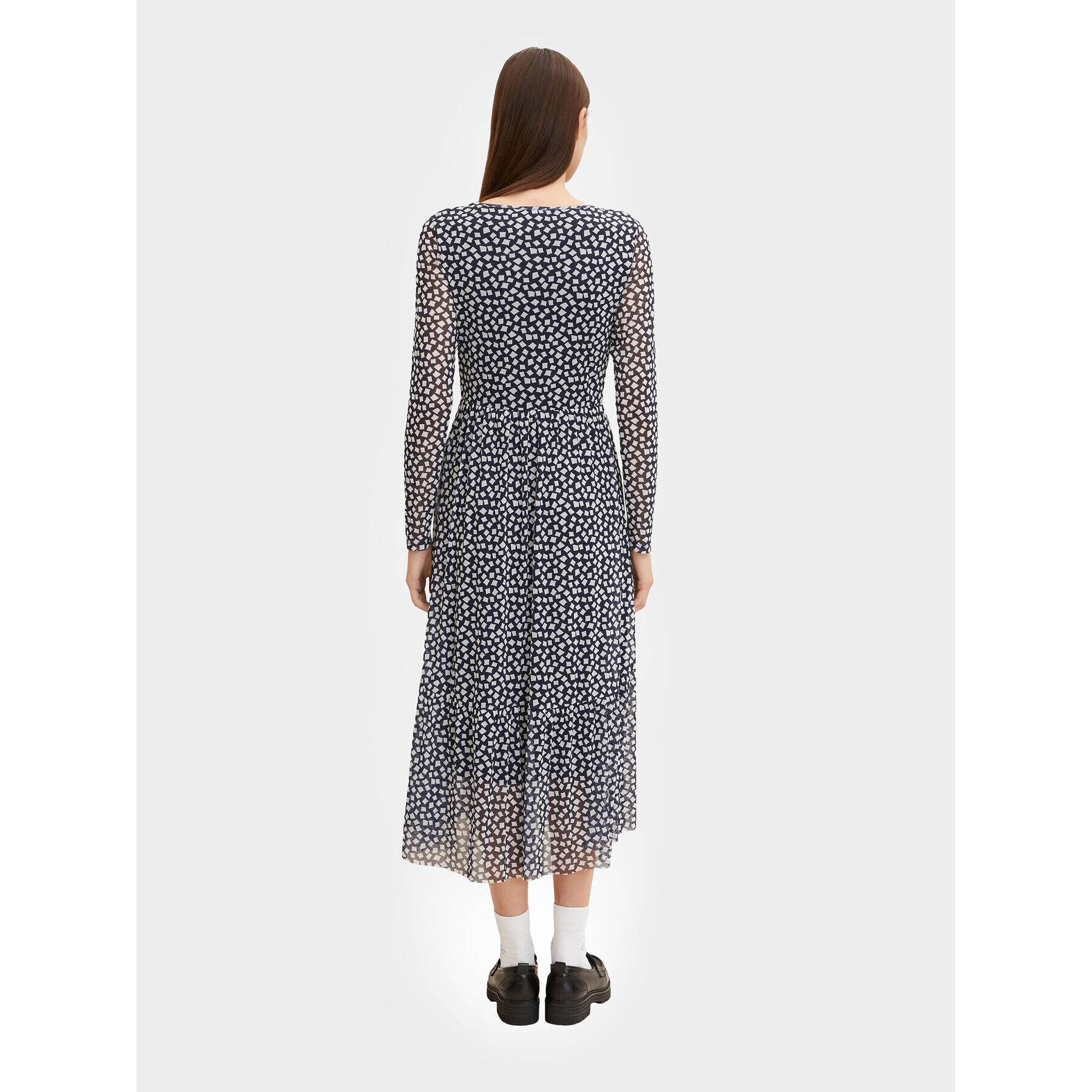 Tom Tailor Ежедневна рокля 1030257 Тъмносин Regular Fit - Pepit.bg