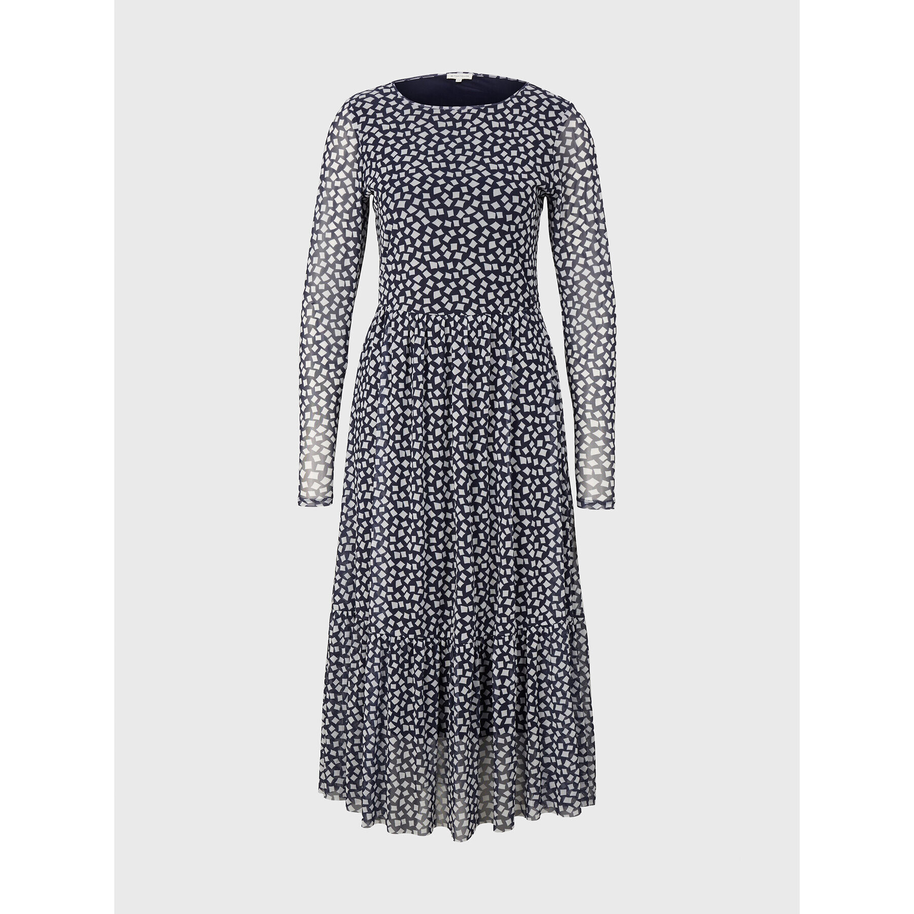 Tom Tailor Ежедневна рокля 1030257 Тъмносин Regular Fit - Pepit.bg
