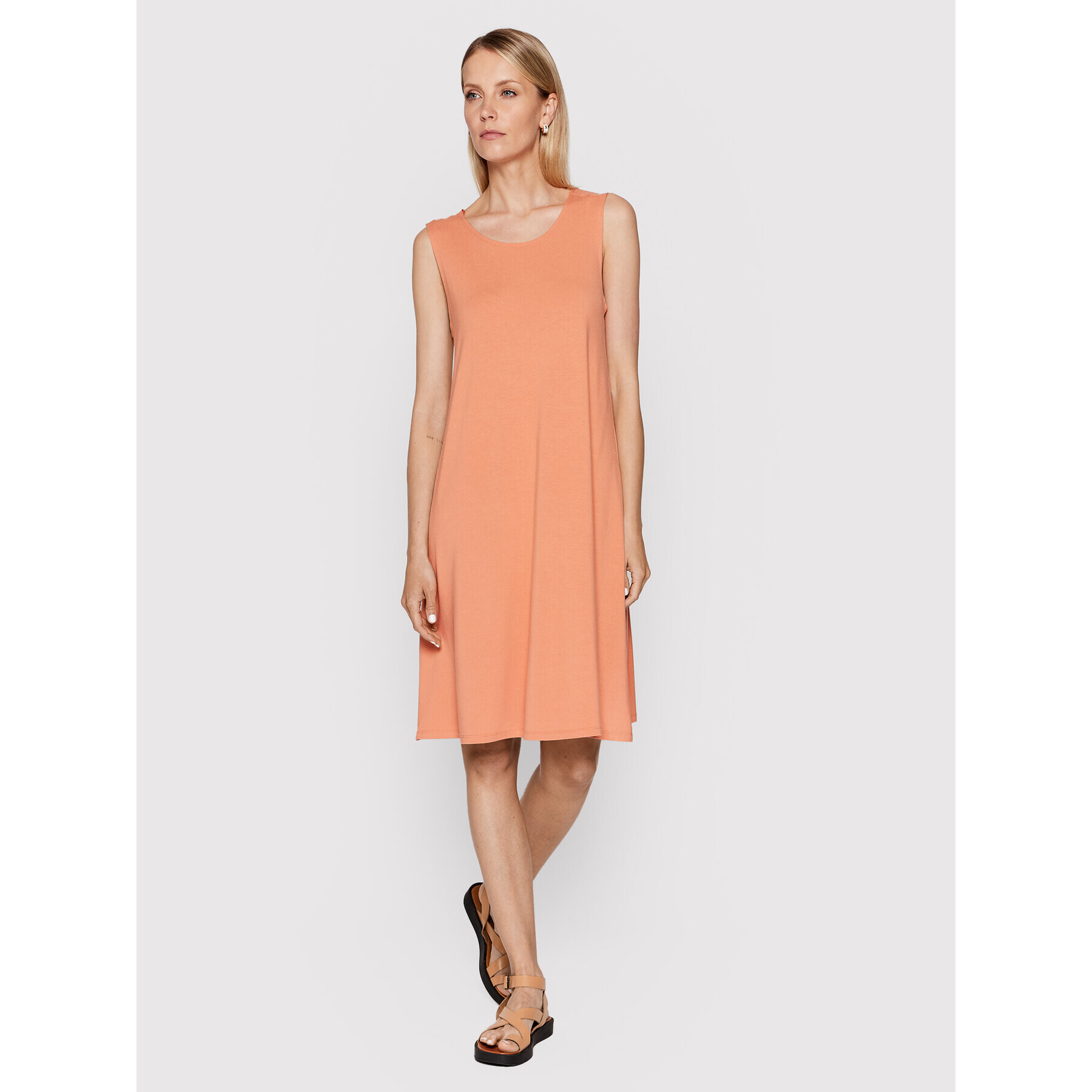 Tom Tailor Ежедневна рокля 1032209 Оранжев Regular Fit - Pepit.bg