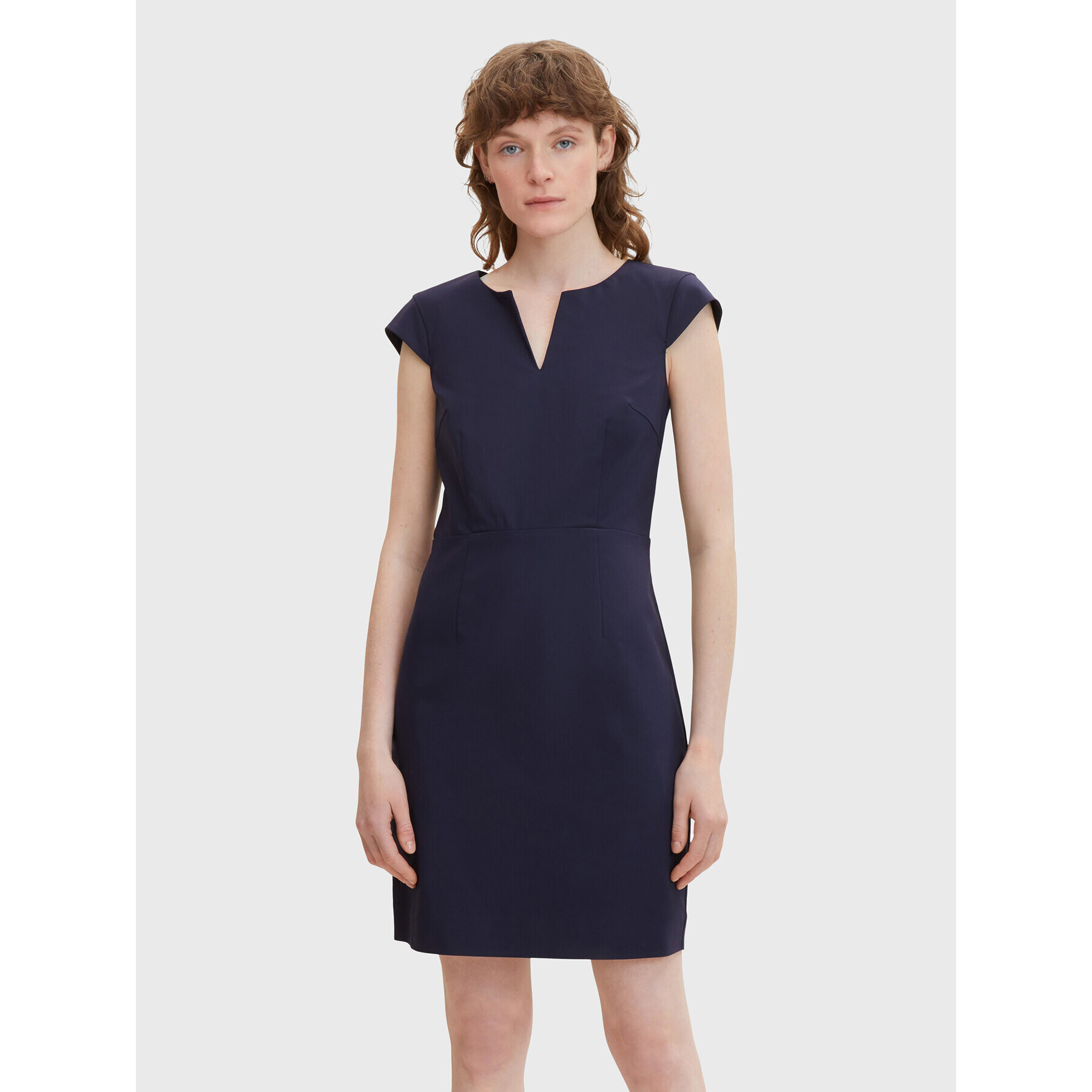 Tom Tailor Ежедневна рокля 1033589 Тъмносин Regular Fit - Pepit.bg