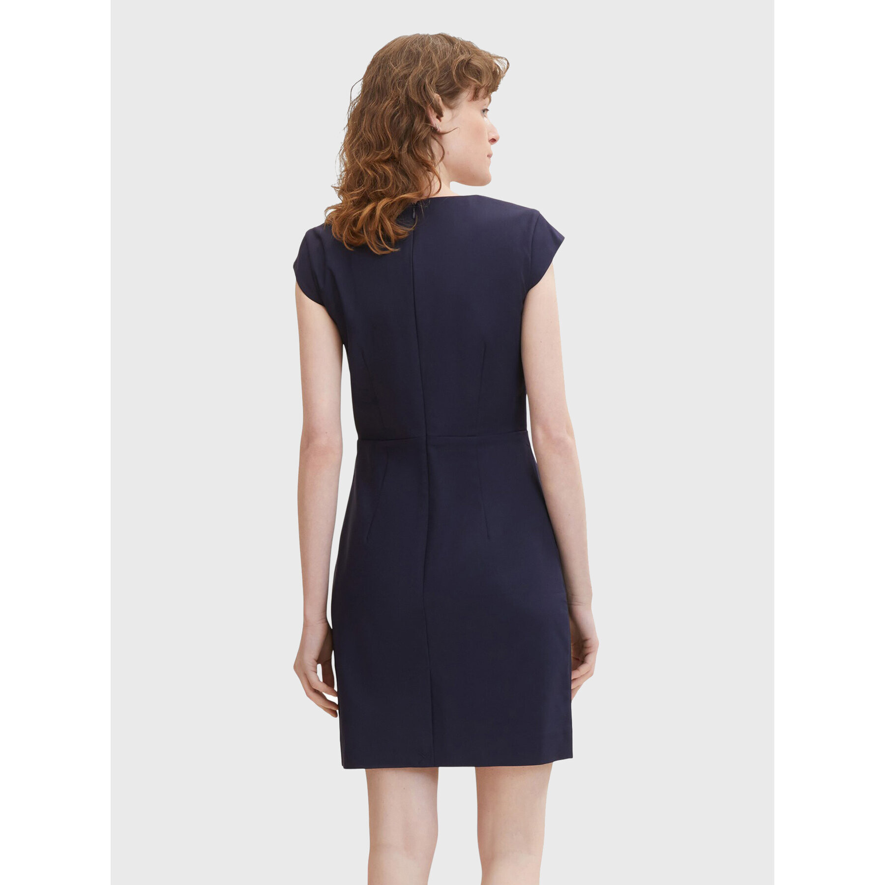 Tom Tailor Ежедневна рокля 1033589 Тъмносин Regular Fit - Pepit.bg
