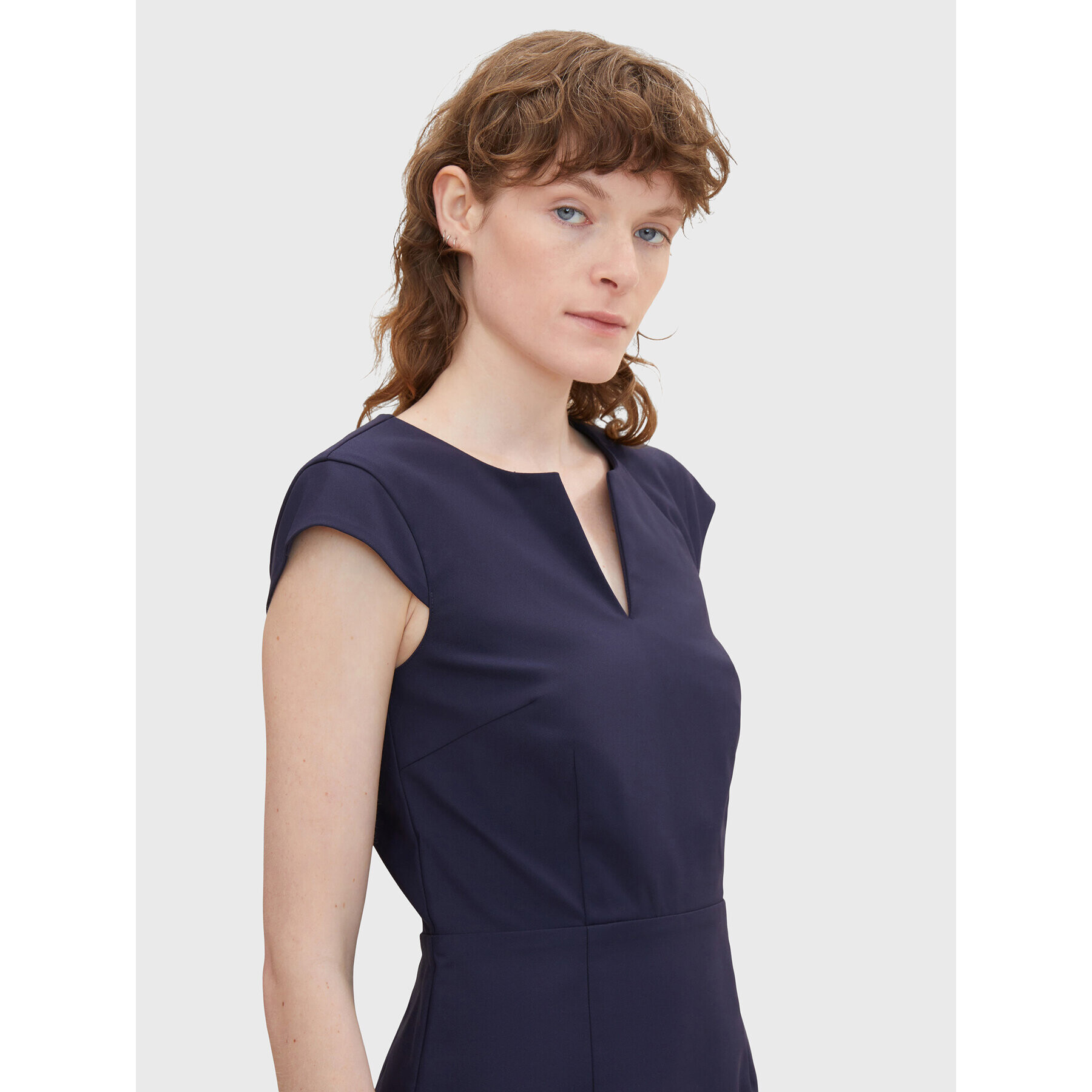 Tom Tailor Ежедневна рокля 1033589 Тъмносин Regular Fit - Pepit.bg