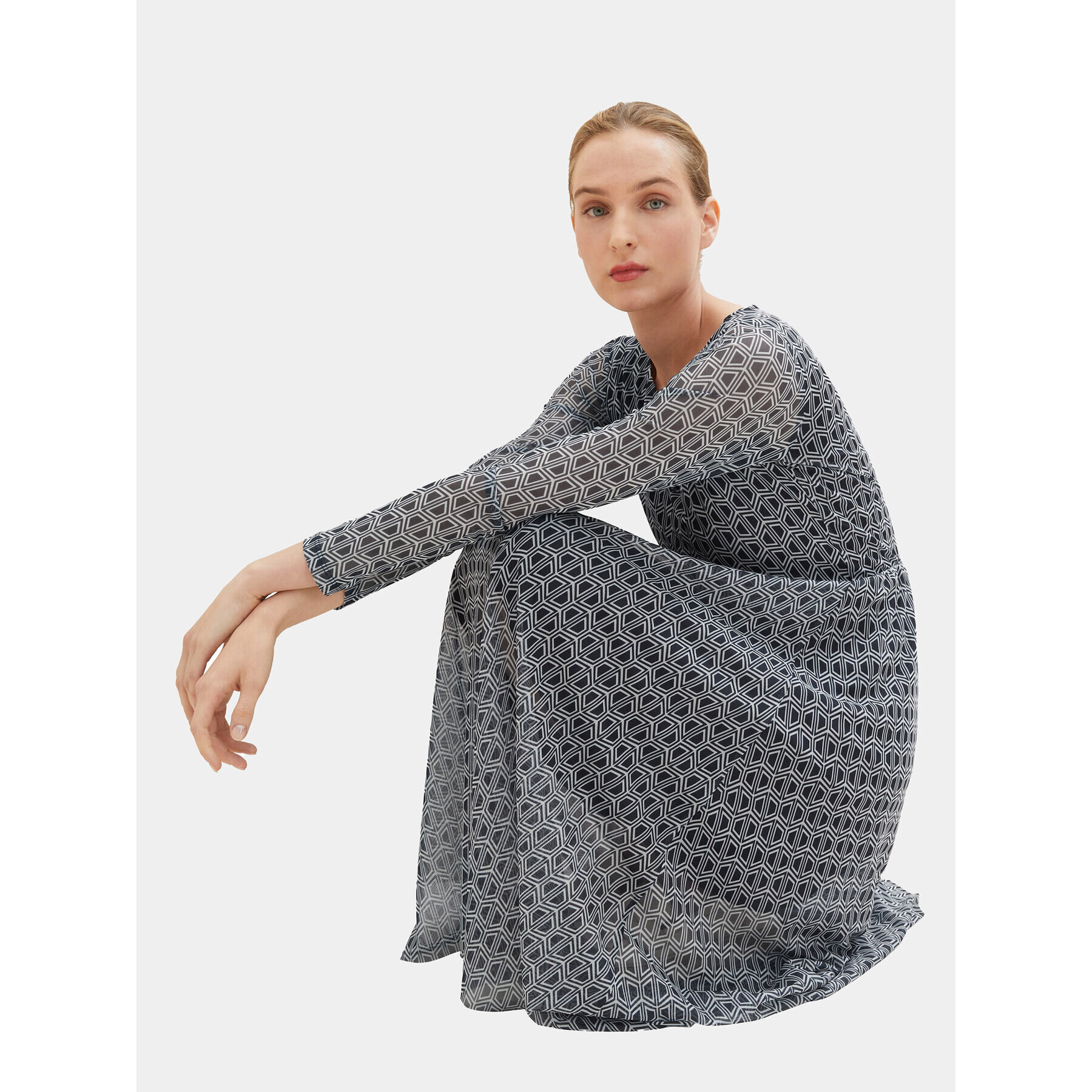 Tom Tailor Ежедневна рокля 1037927 Син Regular Fit - Pepit.bg