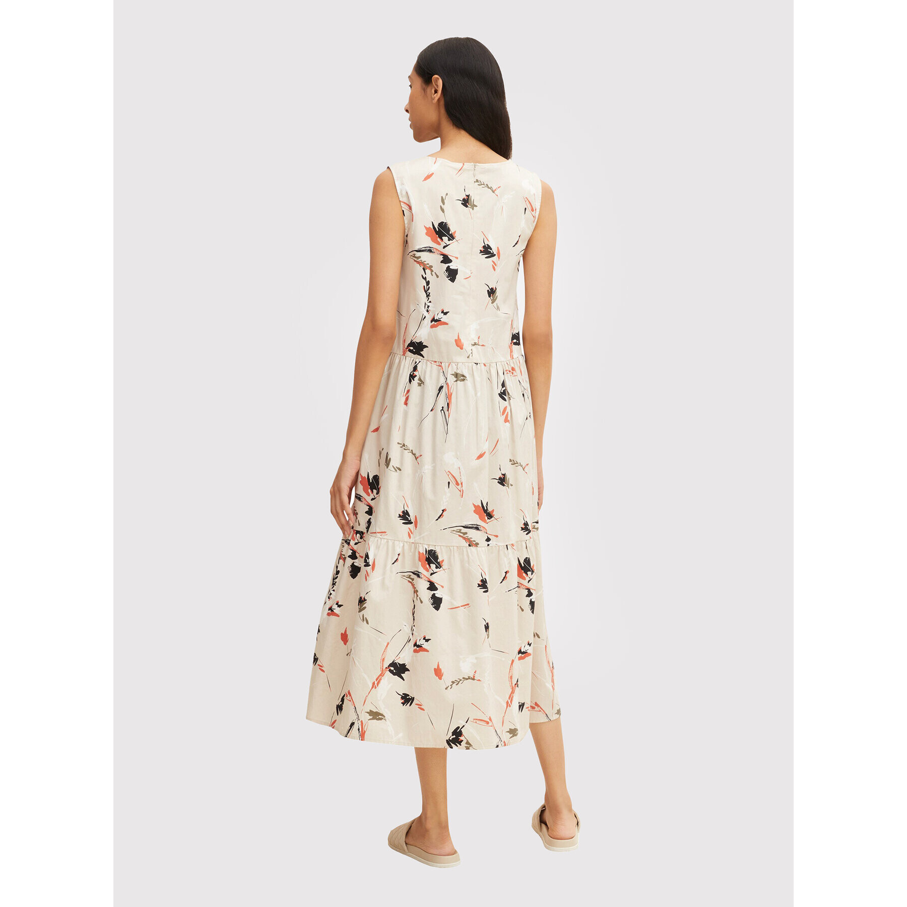 Tom Tailor Ежедневна рокля 1031791 Бежов Relaxed Fit - Pepit.bg
