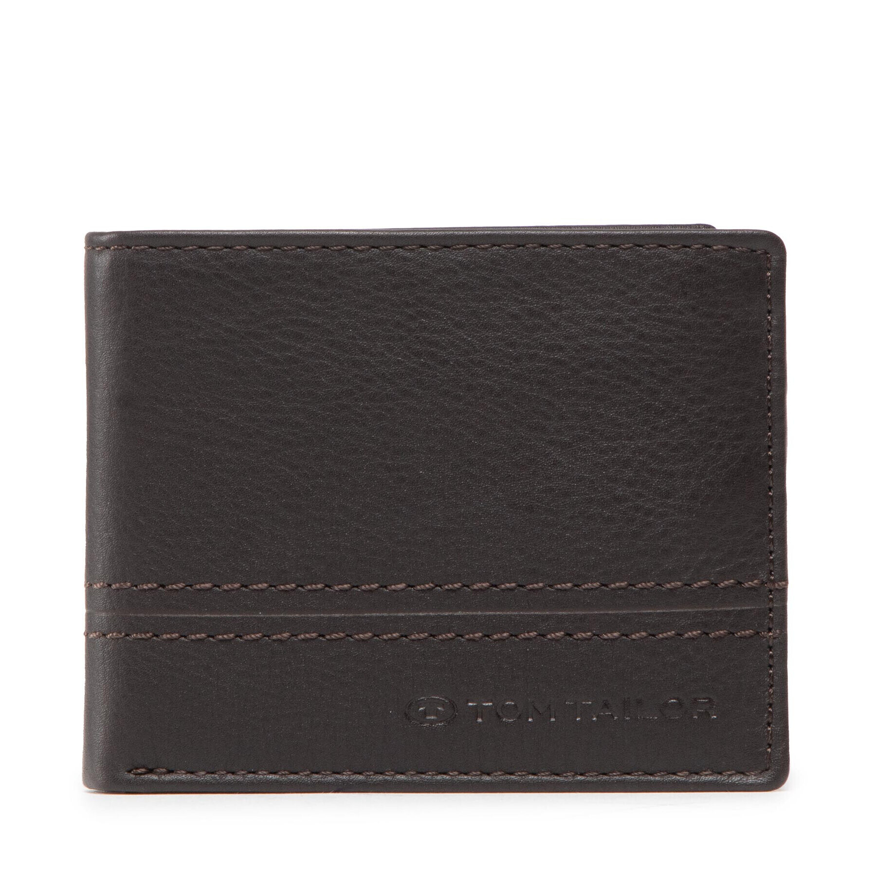 Tom Tailor Голям мъжки портфейл 12215-029 Кафяв - Pepit.bg