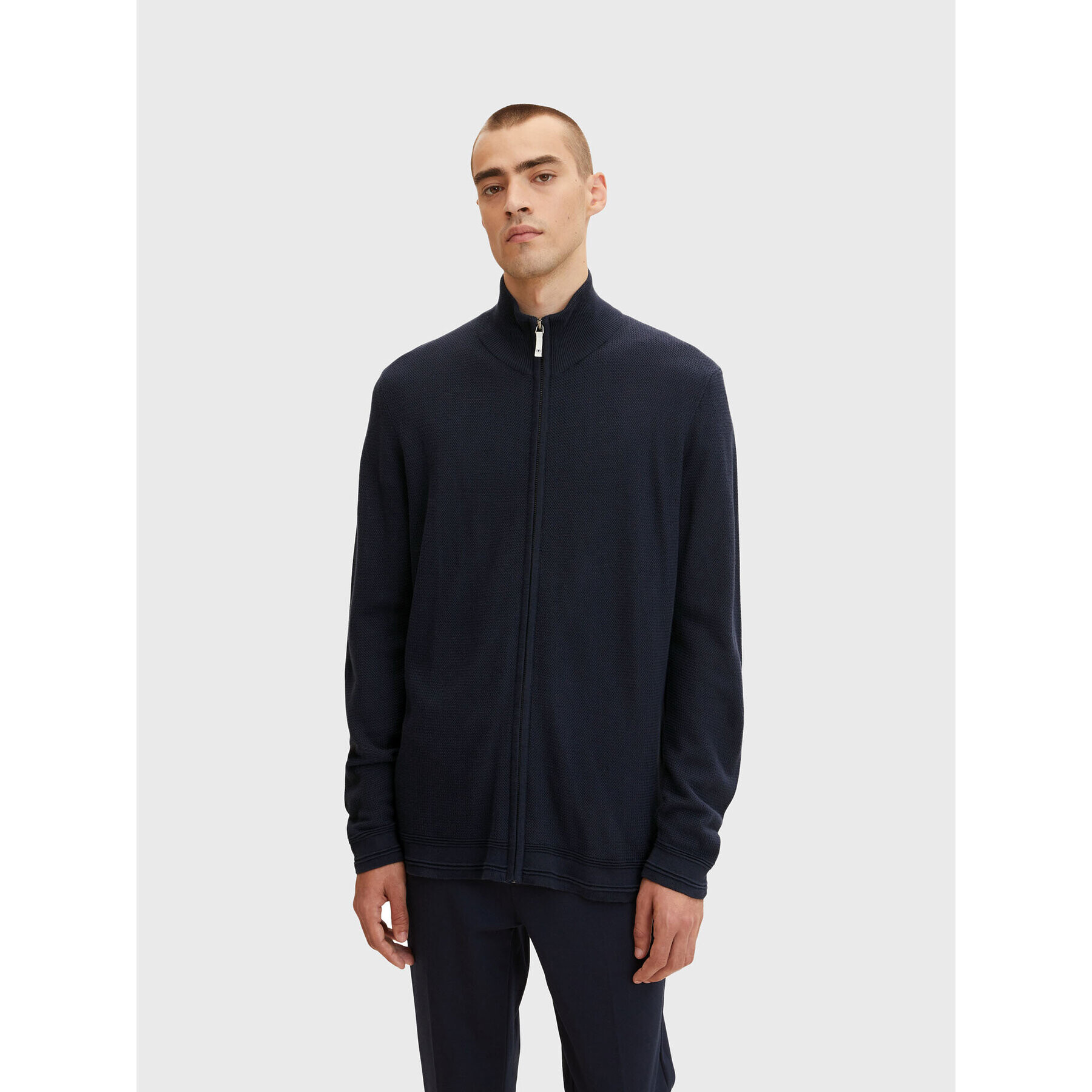 Tom Tailor Кардиган 1032285 Тъмносин Regular Fit - Pepit.bg