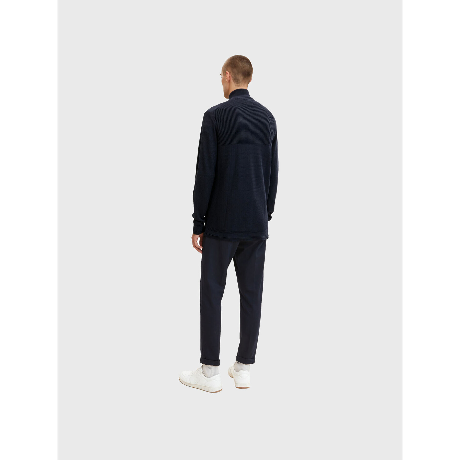 Tom Tailor Кардиган 1032285 Тъмносин Regular Fit - Pepit.bg