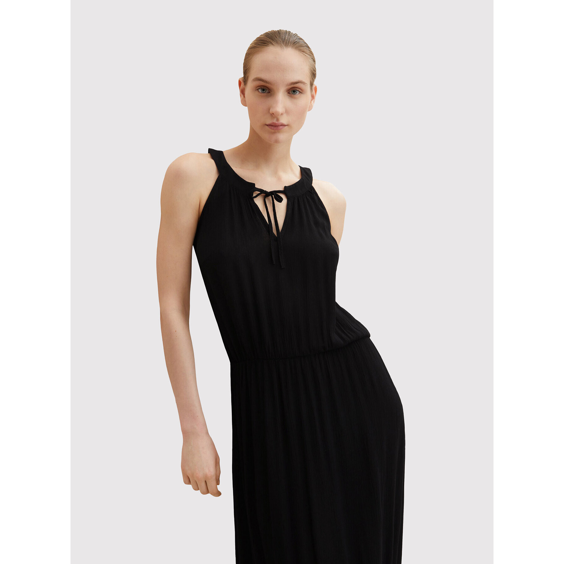Tom Tailor Лятна рокля 1031700 Черен Regular Fit - Pepit.bg