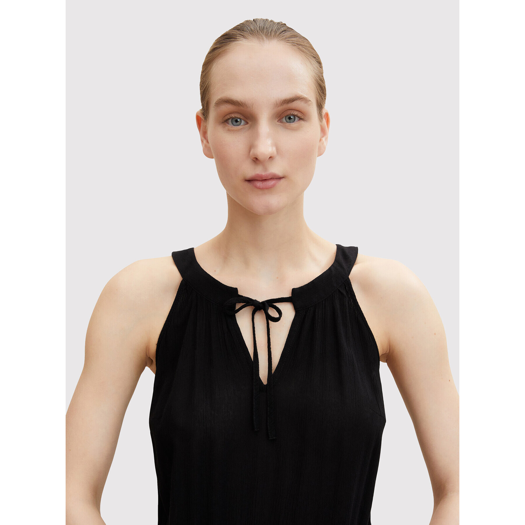 Tom Tailor Лятна рокля 1031700 Черен Regular Fit - Pepit.bg