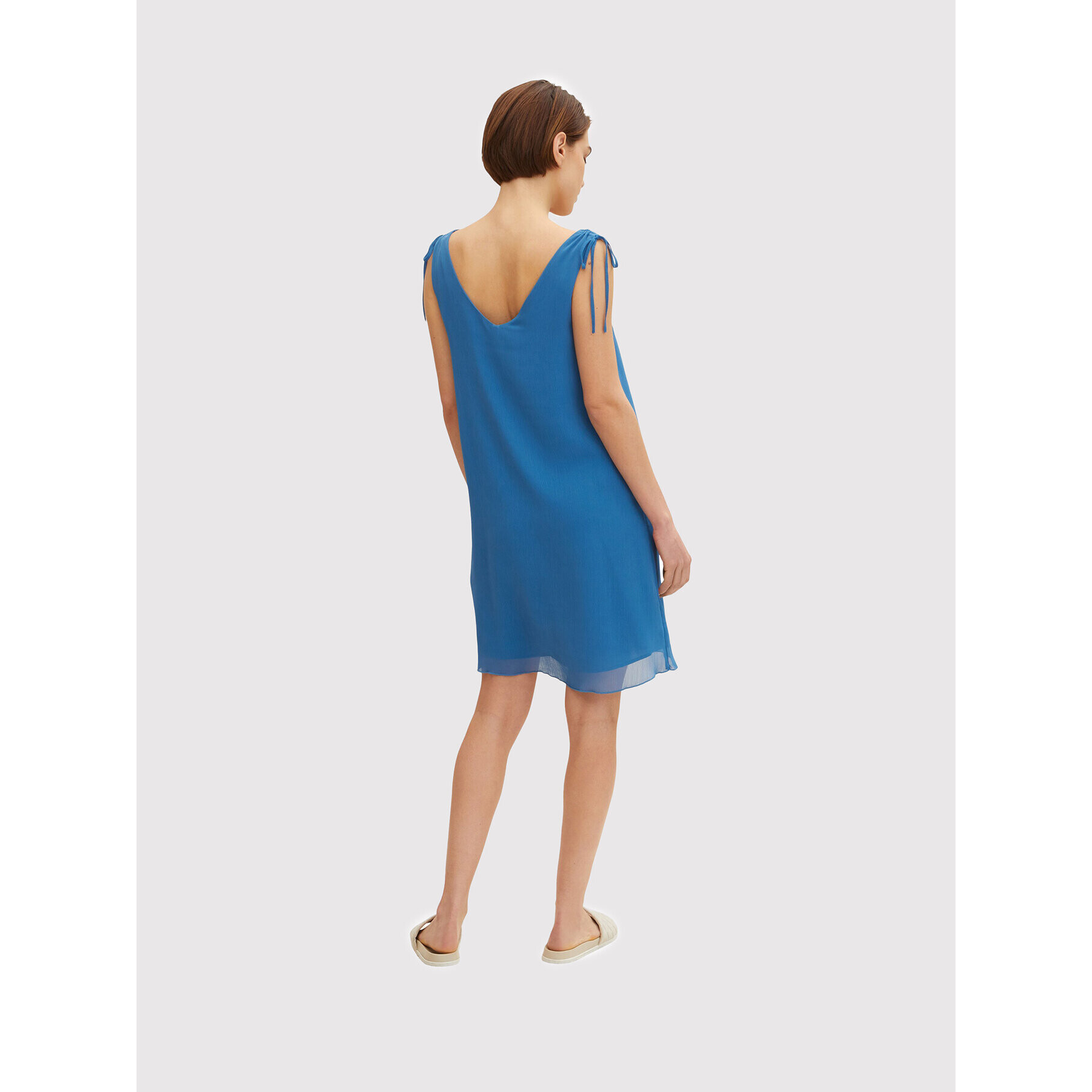 Tom Tailor Лятна рокля 1032230 Син Regular Fit - Pepit.bg