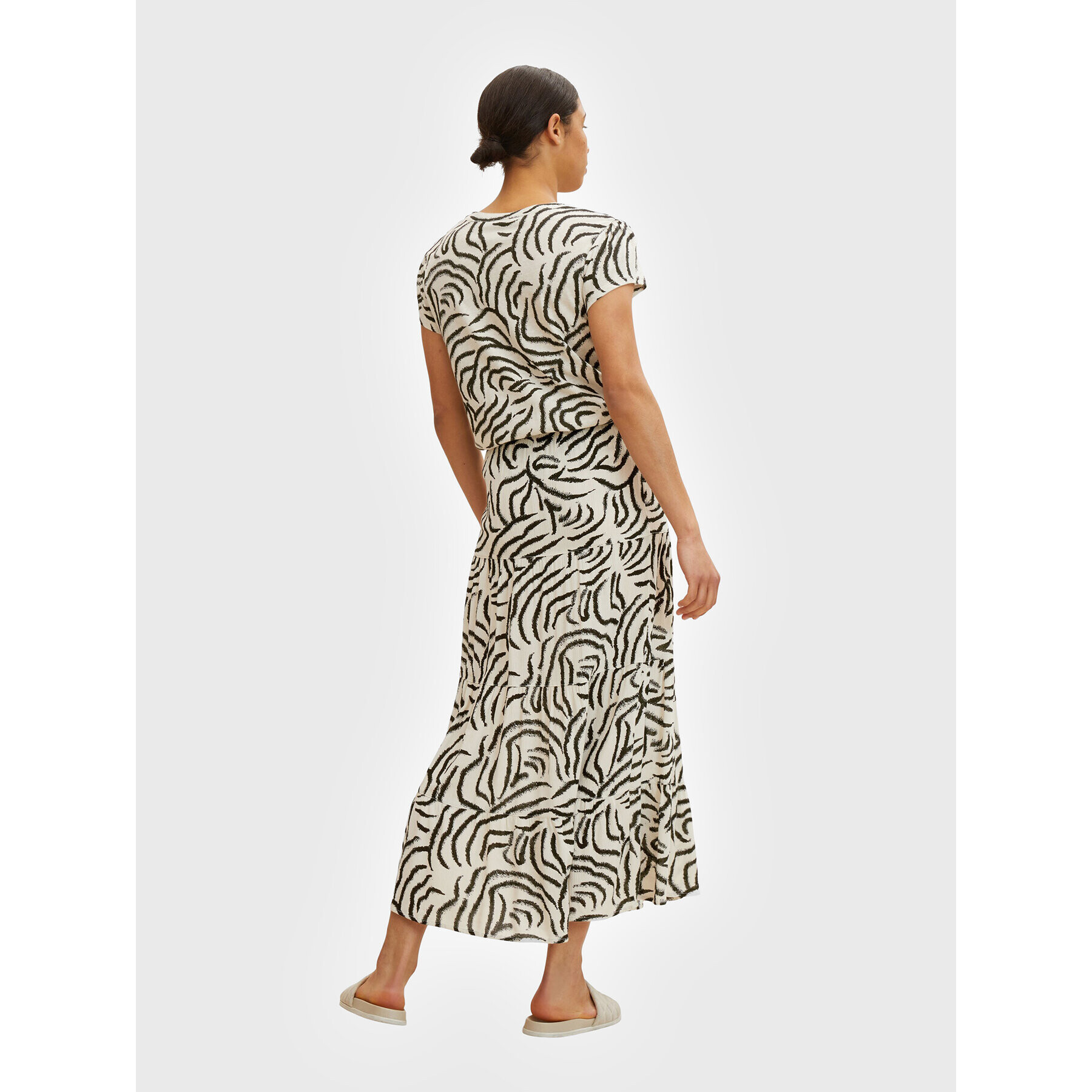 Tom Tailor Макси пола 1031673 Бежов Regular Fit - Pepit.bg