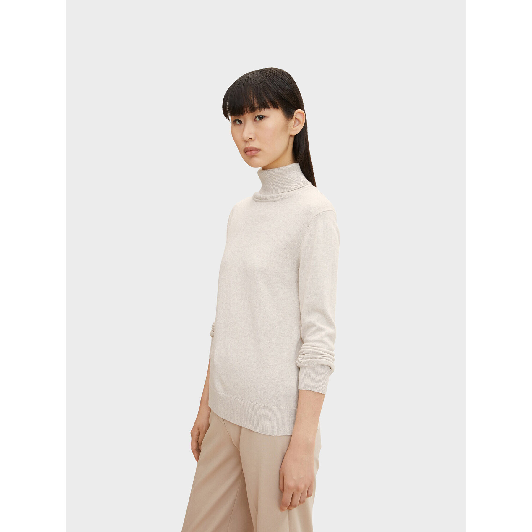 Tom Tailor Поло 1032589 Бежов Regular Fit - Pepit.bg