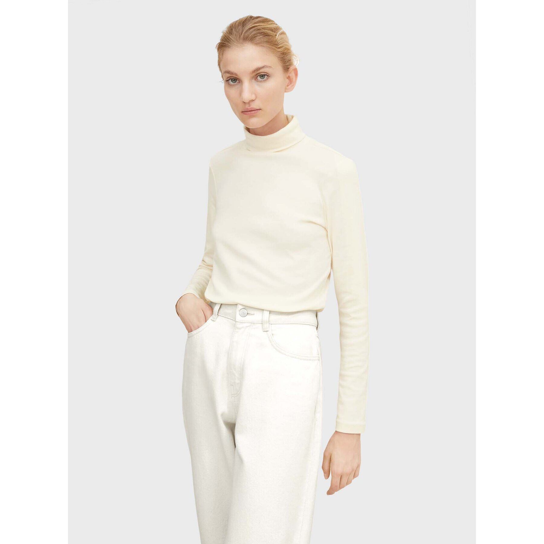 Tom Tailor Поло 1032700 Бежов Regular Fit - Pepit.bg