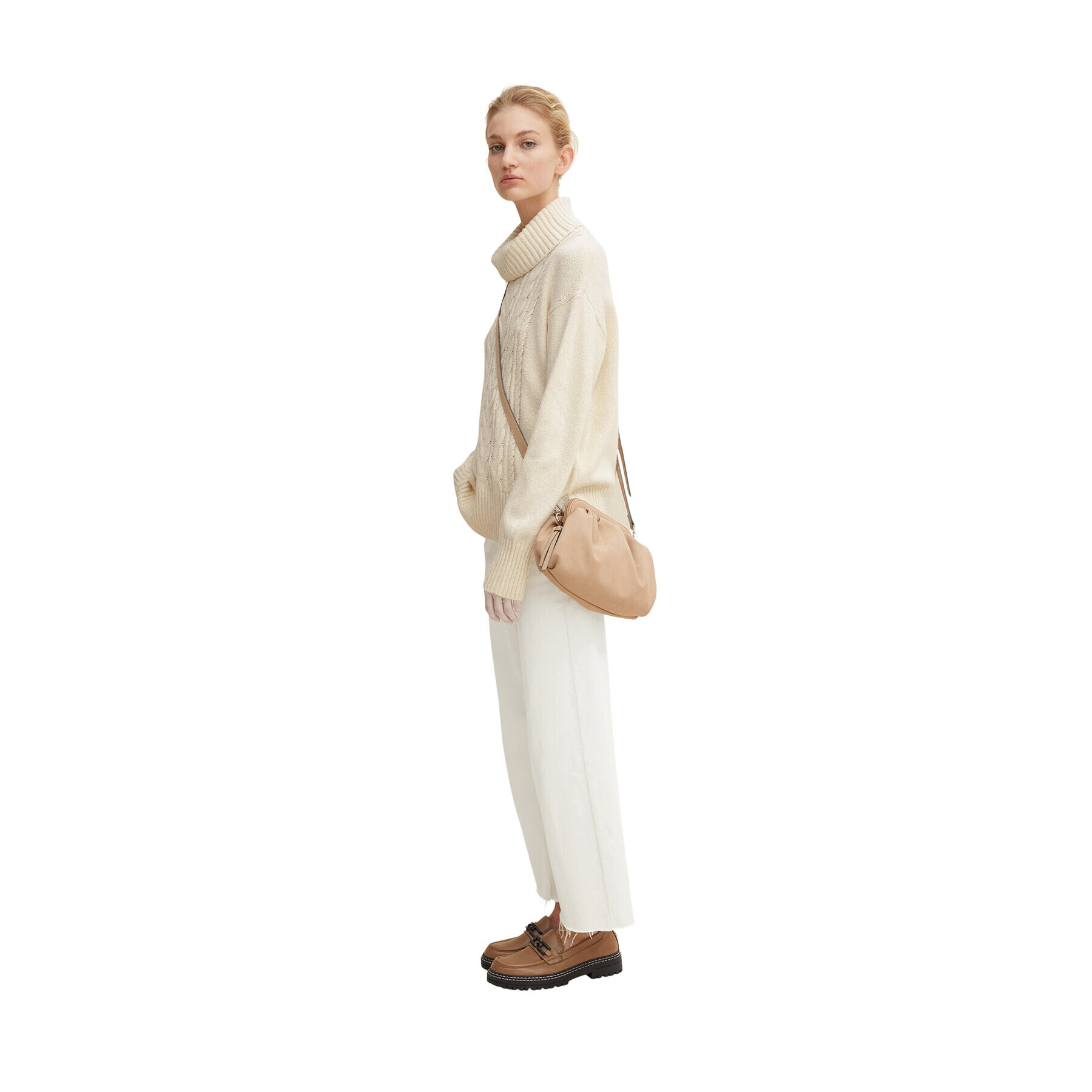 Tom Tailor Поло 1034048 Бял Regular Fit - Pepit.bg
