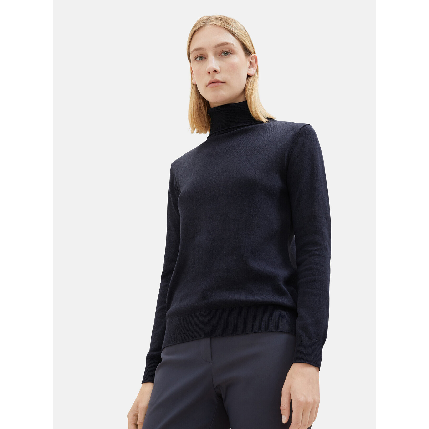 Tom Tailor Поло 1037746 Тъмносин Regular Fit - Pepit.bg