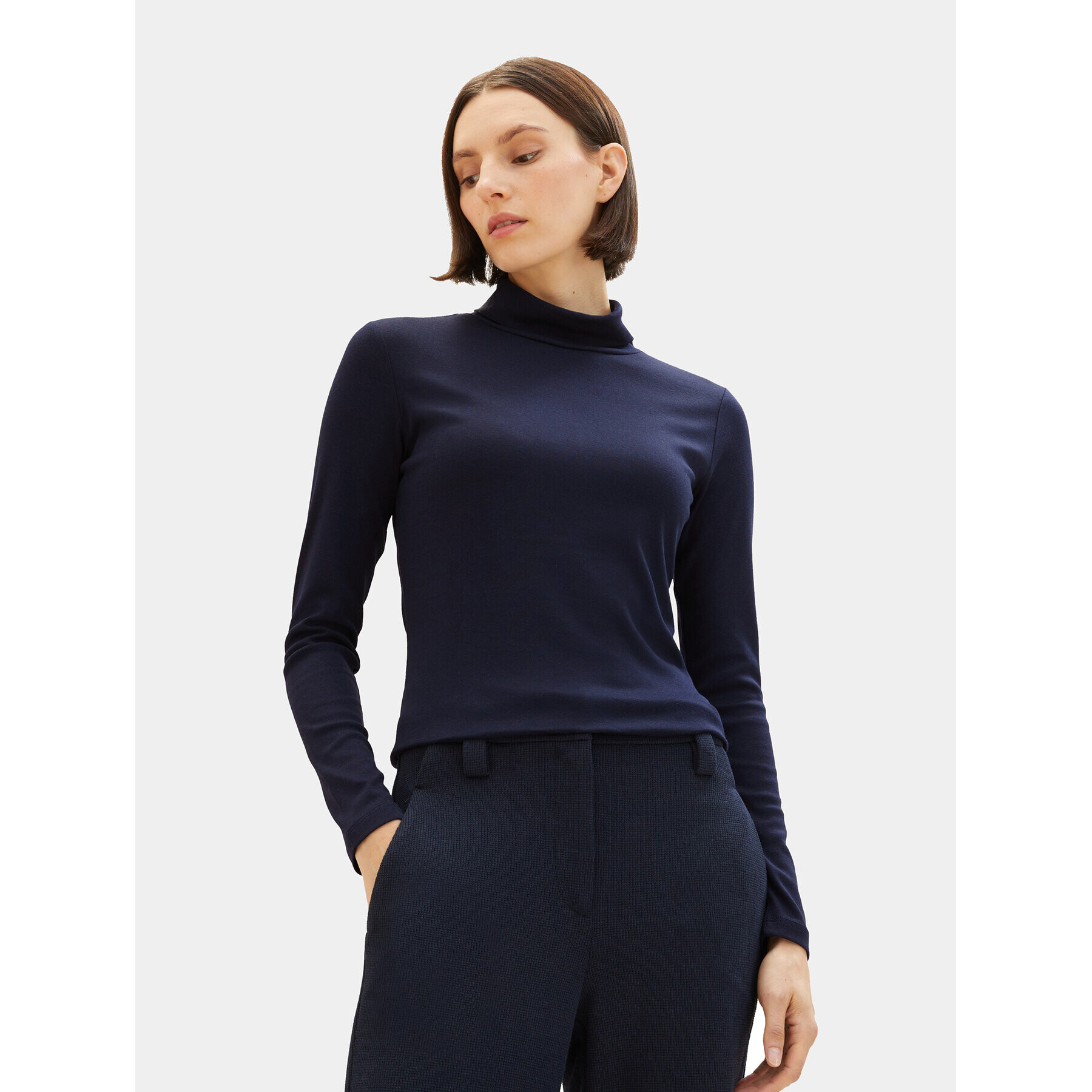Tom Tailor Поло 1038157 Тъмносин Regular Fit - Pepit.bg