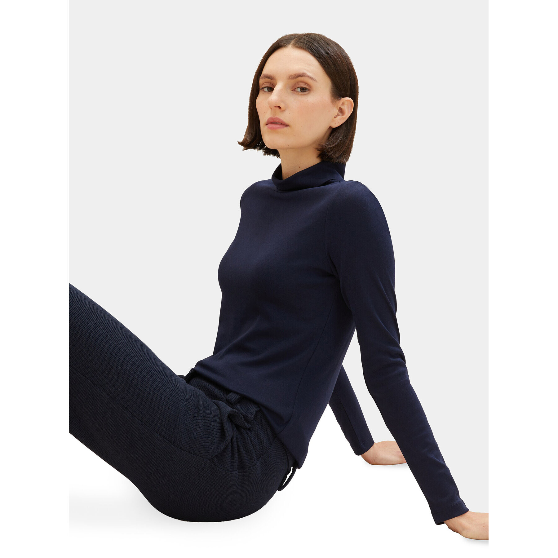 Tom Tailor Поло 1038157 Тъмносин Regular Fit - Pepit.bg